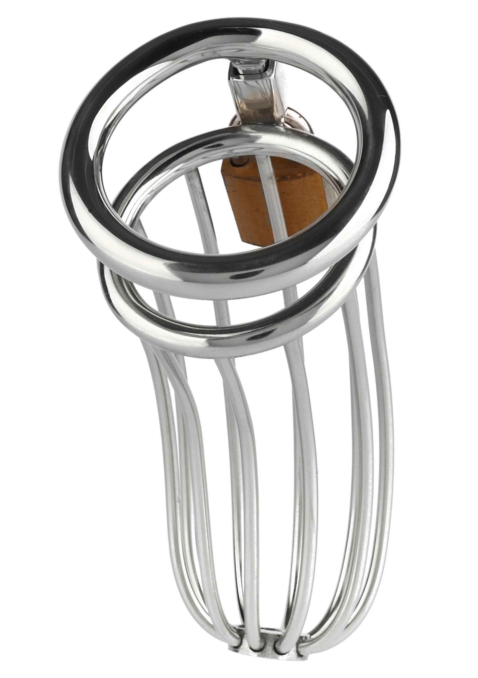 Ceinture de chasteté masculine en acier inoxydable avec cadenas pour la soumission et le contrôle.; Roestvrijstalen kuisheidsgordel voor mannen met slot voor onderwerping en controle.; Stainless steel male chastity device with padlock for submission and control.