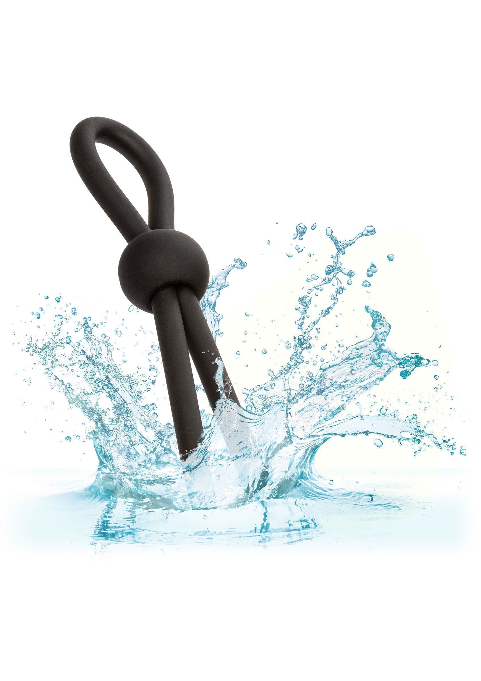 Anneau pénien noir waterproof pour une sensation intense et une plus longue durée. Découvrez le plaisir ultime !; Waterdichte, zwarte penisring voor een intense sensatie en een langere duur. Ontdek het ultieme plezier!; Waterproof black cock ring for an intense sensation and longer duration. Discover the ultimate pleasure!