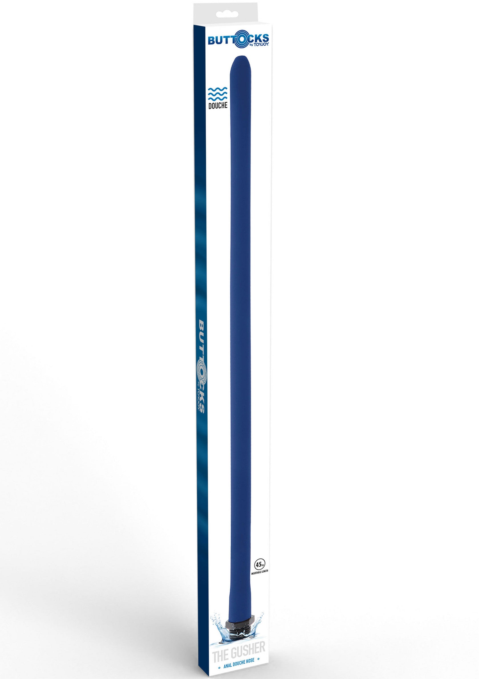 Douche anale Buttocks The Gusher. Nettoyage en douceur pour une hygiène optimale.; Buttocks The Gusher anale douche. Zachte reiniging voor optimale hygiëne.; Buttocks The Gusher anal douche. Gentle cleansing for optimal hygiene.