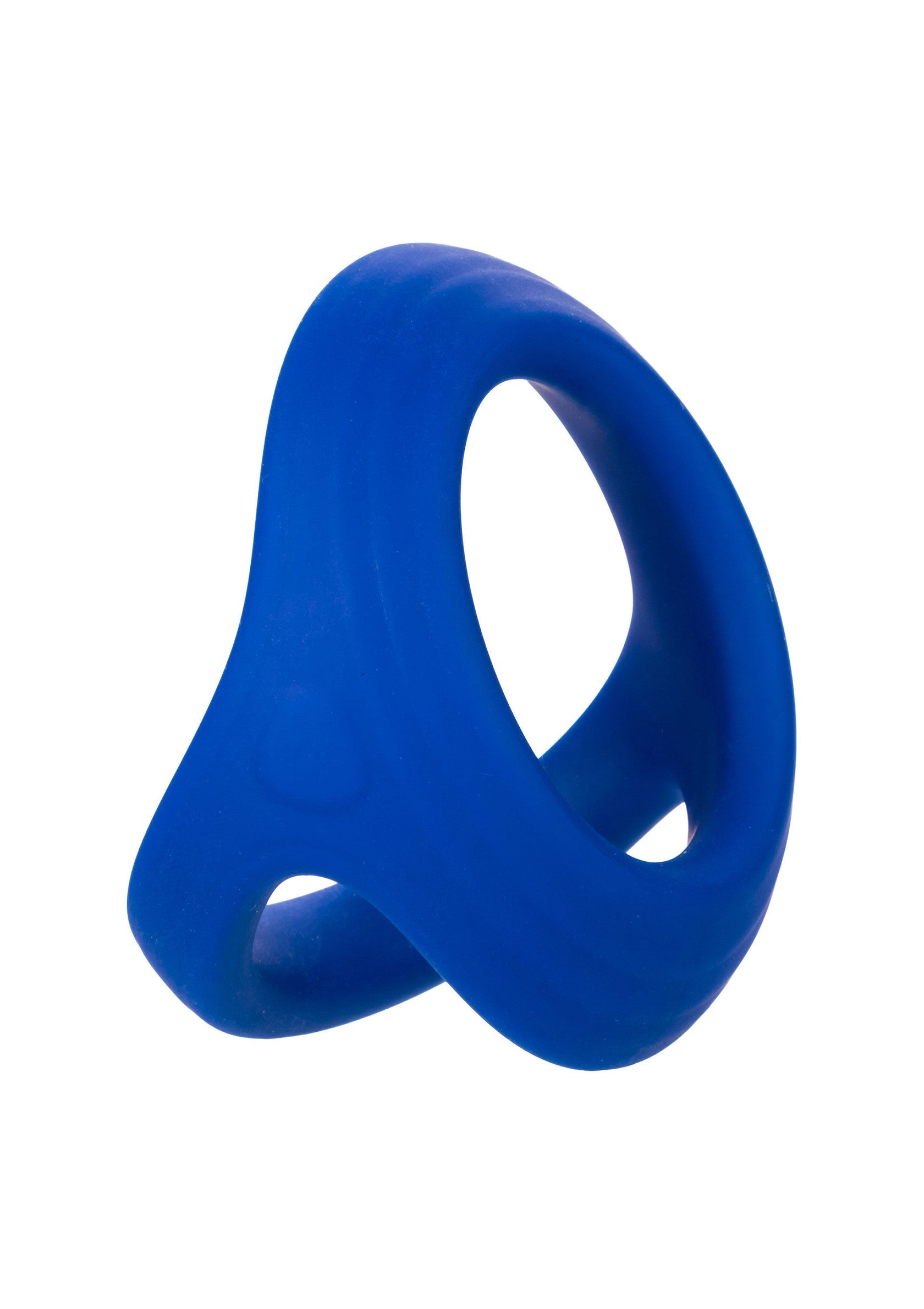 Anneau pénien bleu pour plus de plaisir et d'endurance.; Blauwe penisring voor meer plezier en uithoudingsvermogen.; Blue cock ring for enhanced pleasure and endurance.