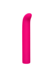 Vibromasseur rose courbé, parfait pour l'exploration du plaisir.; Roze vibrator met gebogen punt, ideaal voor genotvolle ontdekkingen.; Pink curved vibrator, perfect for pleasure exploration.