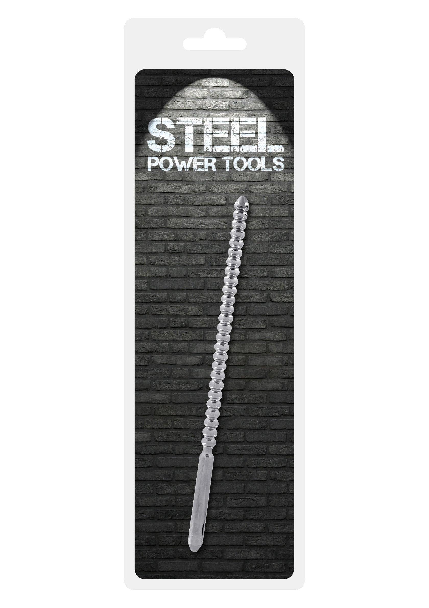 Outil de plaisir Steel Power Tools, pour des sensations intenses et maîtrisées. Découvrez une nouvelle dimension du plaisir !; Steel Power Tools plezierinstrument, voor intense en gecontroleerde sensaties. Ontdek een nieuwe dimensie van plezier!; Steel Power Tools pleasure tool, for intense and controlled sensations. Discover a new dimension of pleasure!