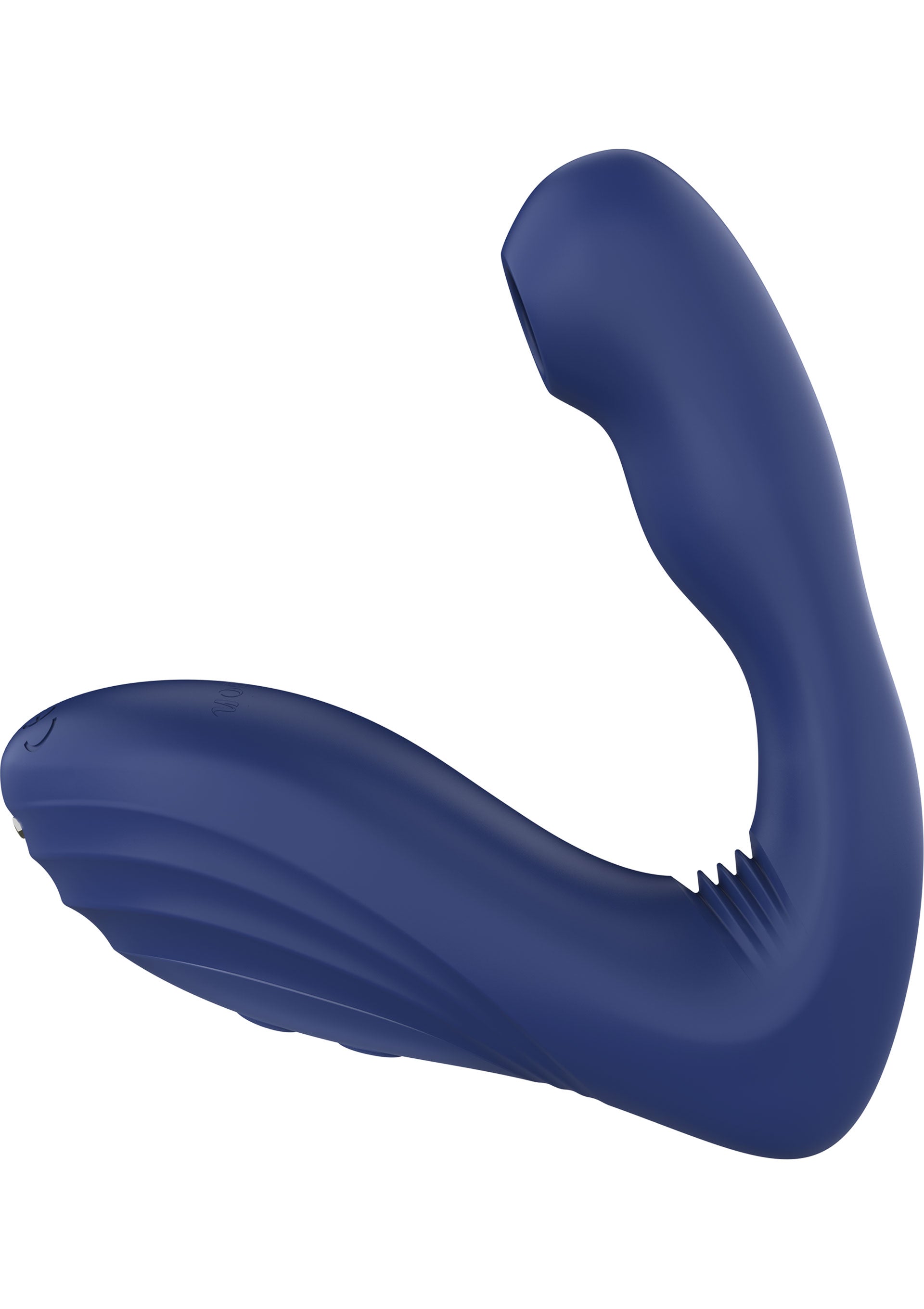 Masseur personnel bleu marine, conçu pour le plaisir et la relaxation. Découvrez le plaisir intime.; Donkerblauwe persoonlijke stimulator, ontworpen voor genot en ontspanning. Ontdek intiem genot.; Navy blue personal massager, designed for pleasure and relaxation. Discover intimate enjoyment.