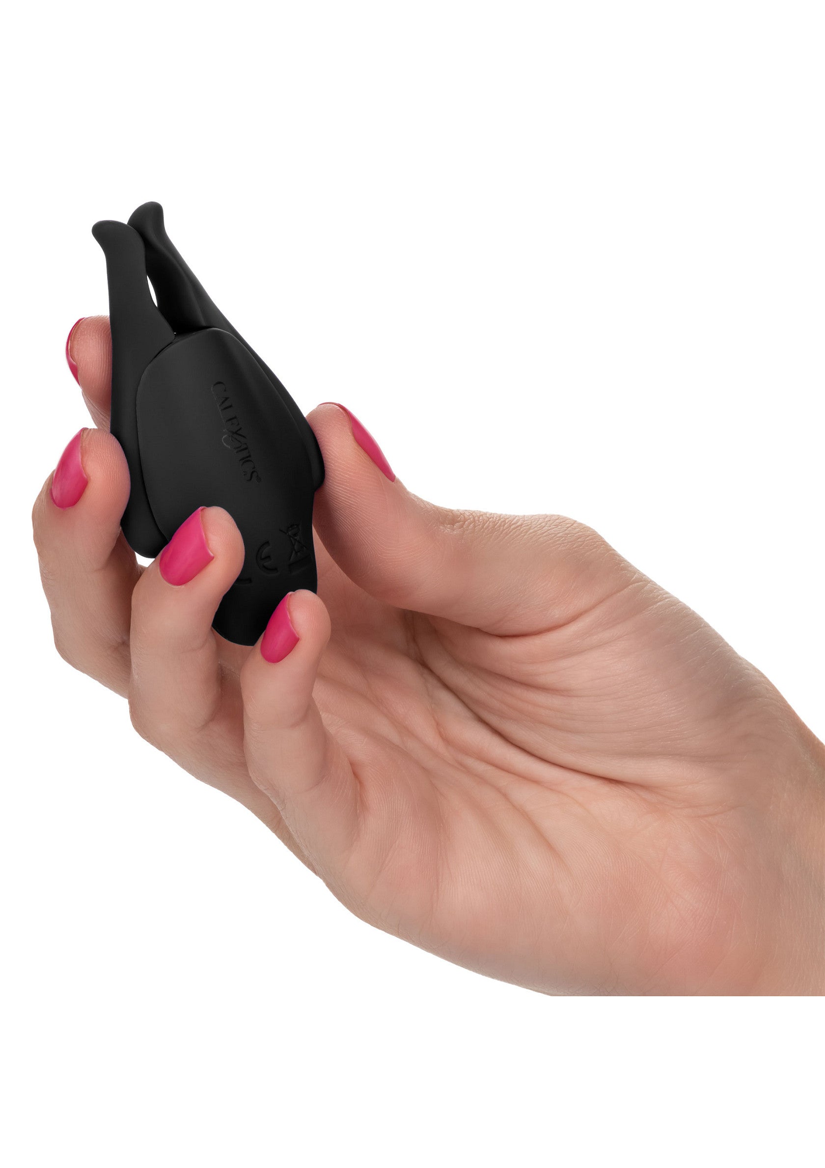 Masseur clitoridien noir élégant et discret, parfait pour une stimulation précise et intense.; Elegante, discrete zwarte clitorismassager, perfect voor nauwkeurige en intense stimulatie.; Sleek, discreet black clitoral massager, perfect for precise and intense stimulation.