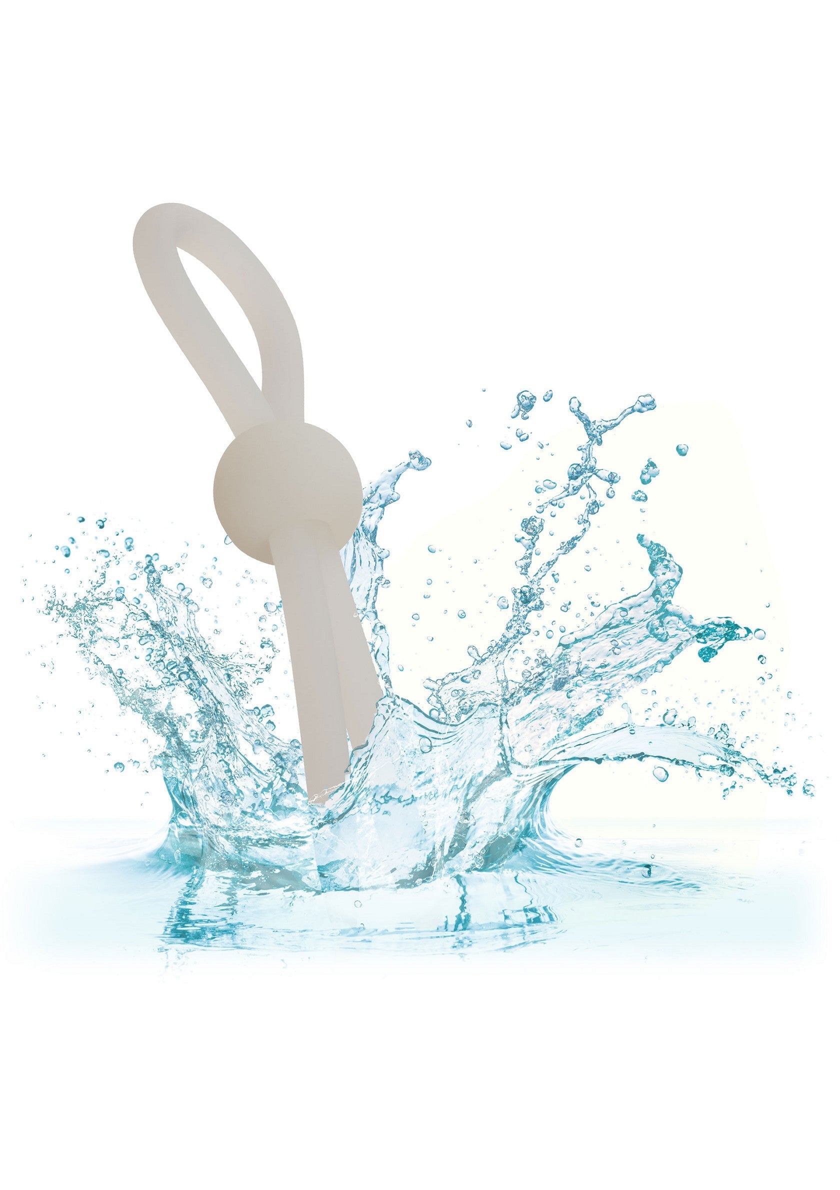 Anneau pénien en silicone avec éclaboussures d'eau pour une expérience aquatique excitante. Améliorez votre plaisir avec cet accessoire.; Siliconen penisring met waterspetters voor een opwindende waterervaring. Verbeter je plezier met dit accessoire.; Silicone cock ring with water splash for an exciting aquatic experience. Enhance your pleasure with this accessory.