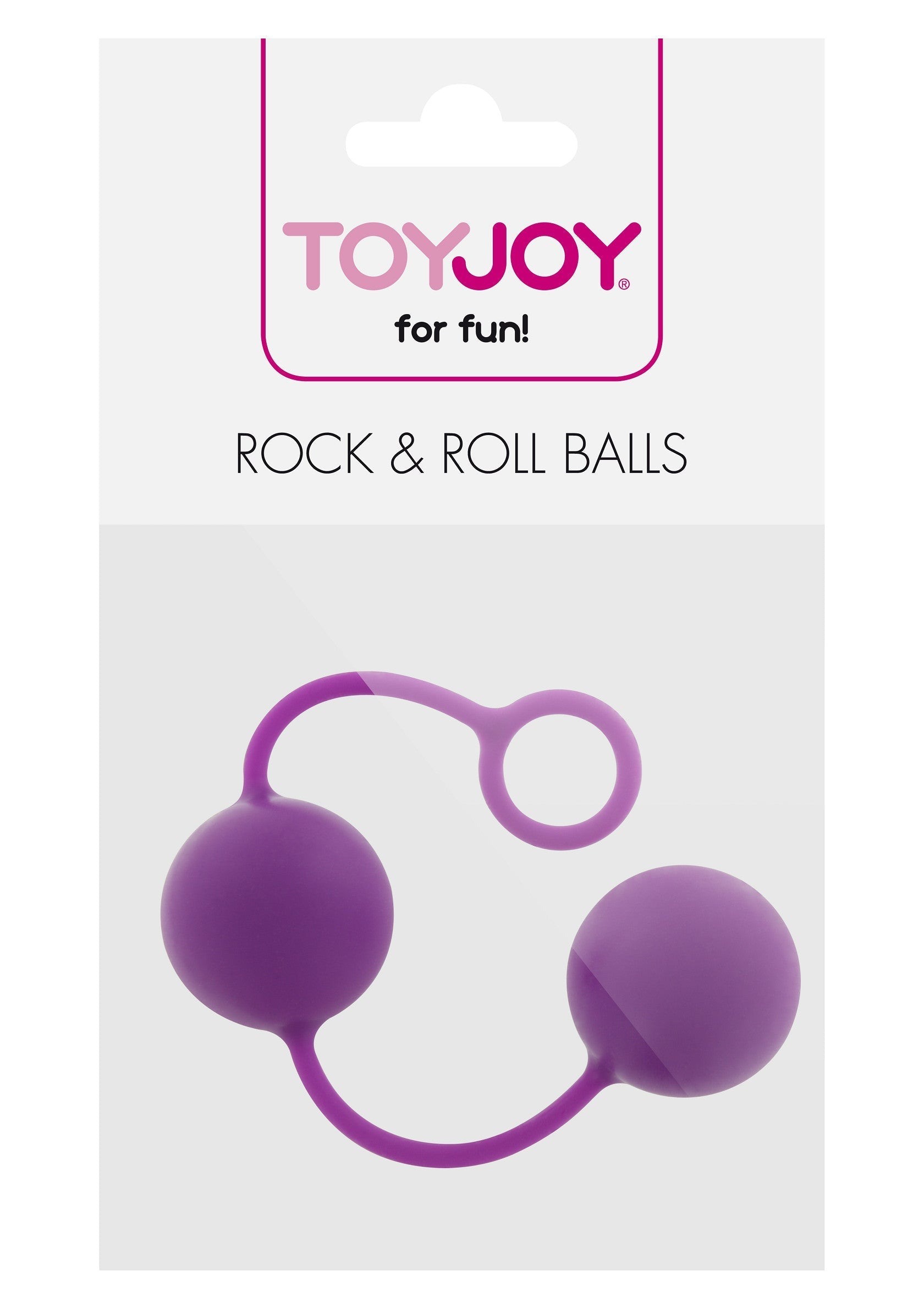 ToyJoy Rock & Roll Balls : boules de geisha violettes pour le plaisir et la stimulation.; ToyJoy Rock & Roll Balls: paarse geishaballen voor plezier en stimulatie.; ToyJoy Rock & Roll Balls: purple geisha balls for pleasure and stimulation.