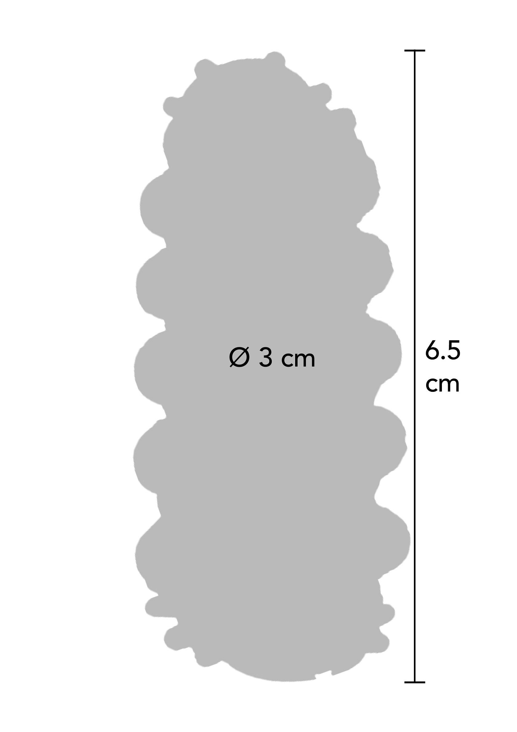Dimensions de l'article : diamètre 3 cm, hauteur 6,5 cm.; Artikelafmetingen: diameter 3 cm, hoogte 6,5 cm.; Item dimensions: 3 cm diameter, 6.5 cm height.