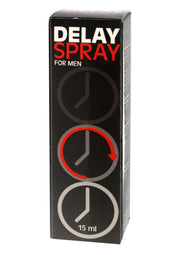 Spray retardant pour hommes. Prolongez le plaisir avec ce spray de 15ml. Améliorez vos performances. Retardateur éjaculation précoce.; Vertragingsspray voor mannen. Verleng het plezier met deze 15ml spray. Verbeter je prestaties. Vertrager voortijdige zaadlozing.; Delay spray for men. Extend the pleasure with this 15ml spray. Improve your performance. Premature ejaculation retardant.