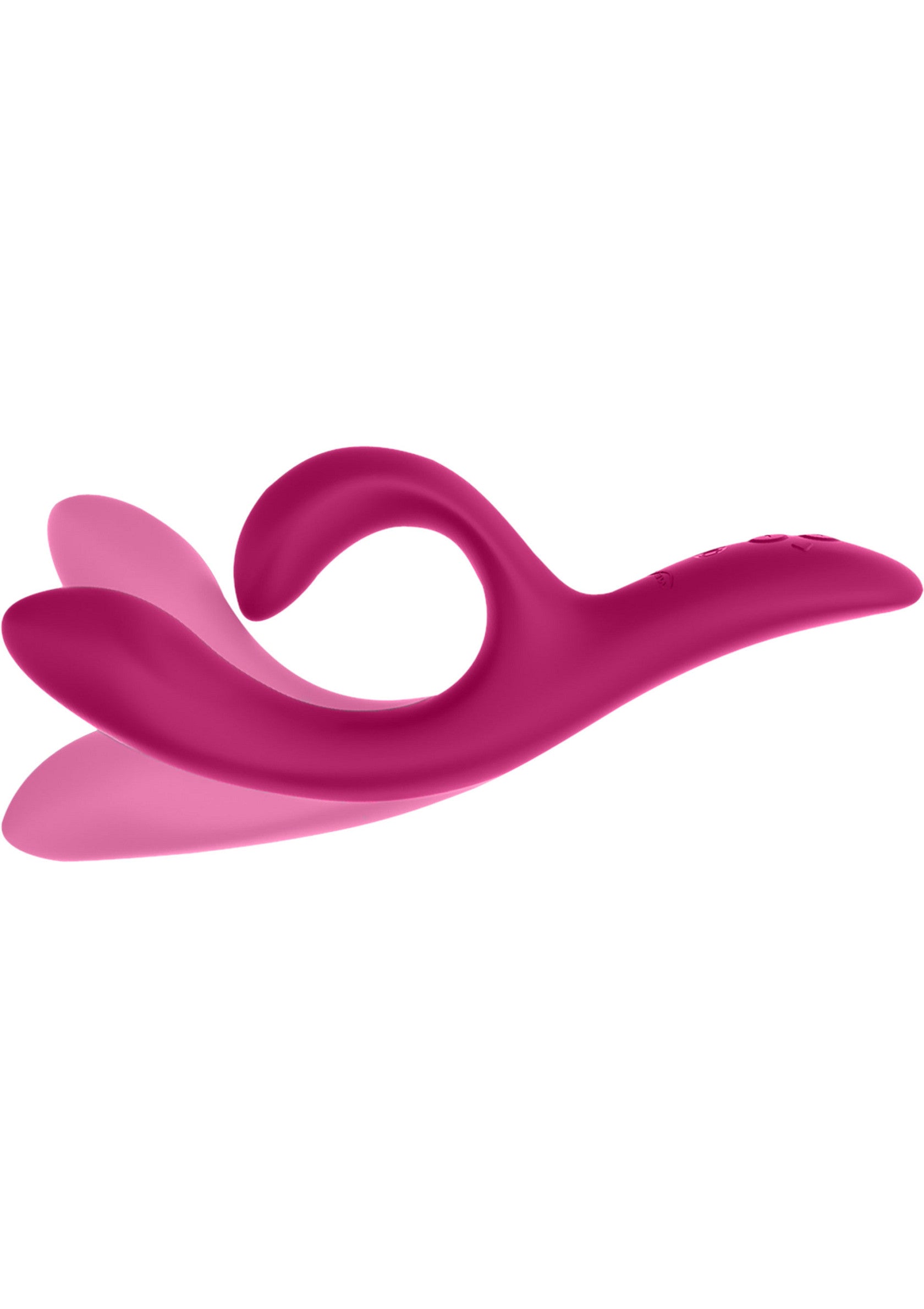 Vibromasseur vibrant rose élégant pour le plaisir et la sensualité.; Elegante roze vibrator voor plezier en sensualiteit.; Sleek pink vibrator for pleasure and sensuality.