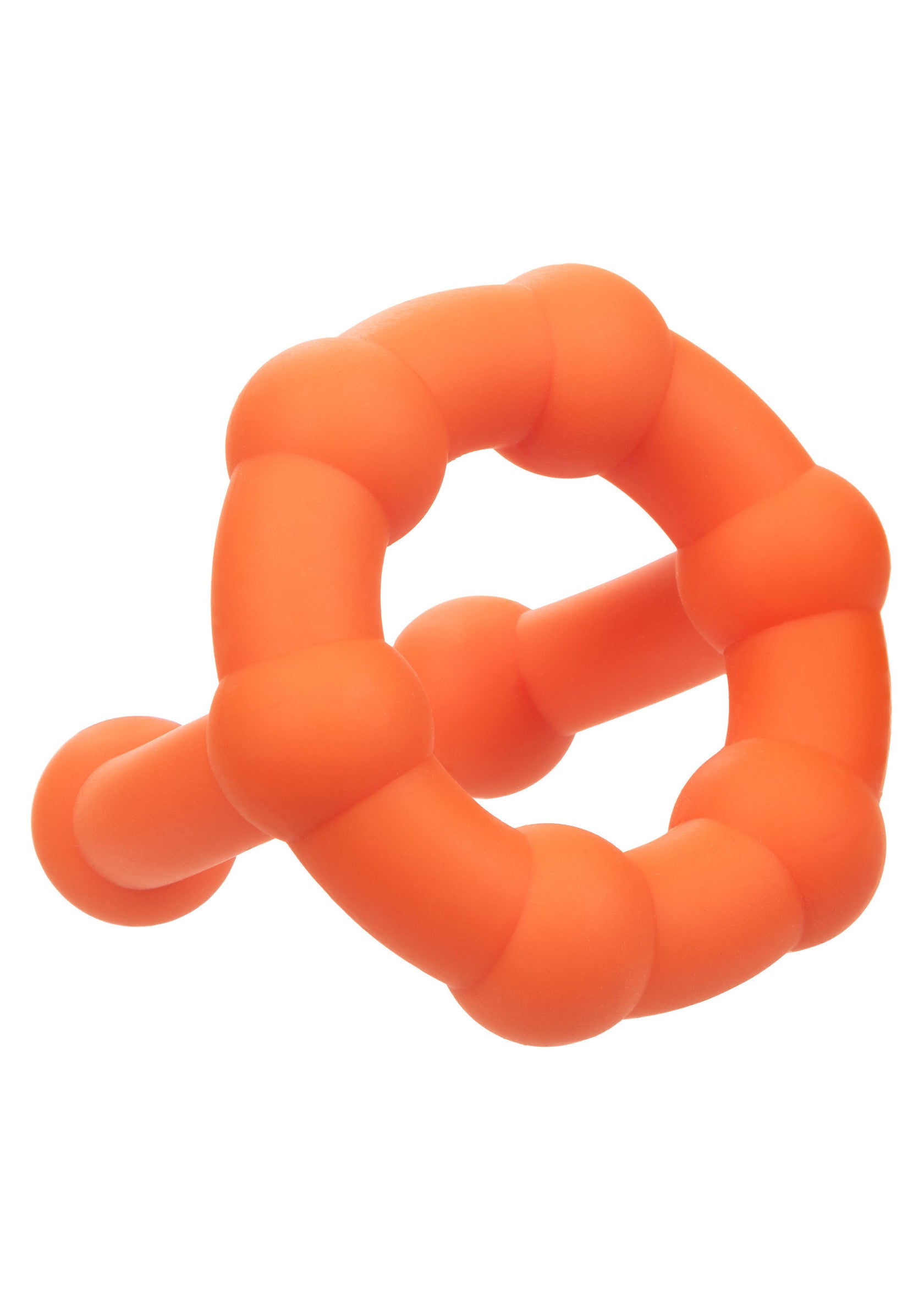 Anneau texturé orange. Jouet sensoriel, idéal pour la stimulation et la motricité fine. Sûr et durable.; Oranje speelgoed met textuur. Sensorisch speelgoed, ideaal voor stimulatie en fijne motoriek. Veilig en duurzaam.; Orange textured ring. Sensory toy, great for stimulation & fine motor skills. Safe & durable material.