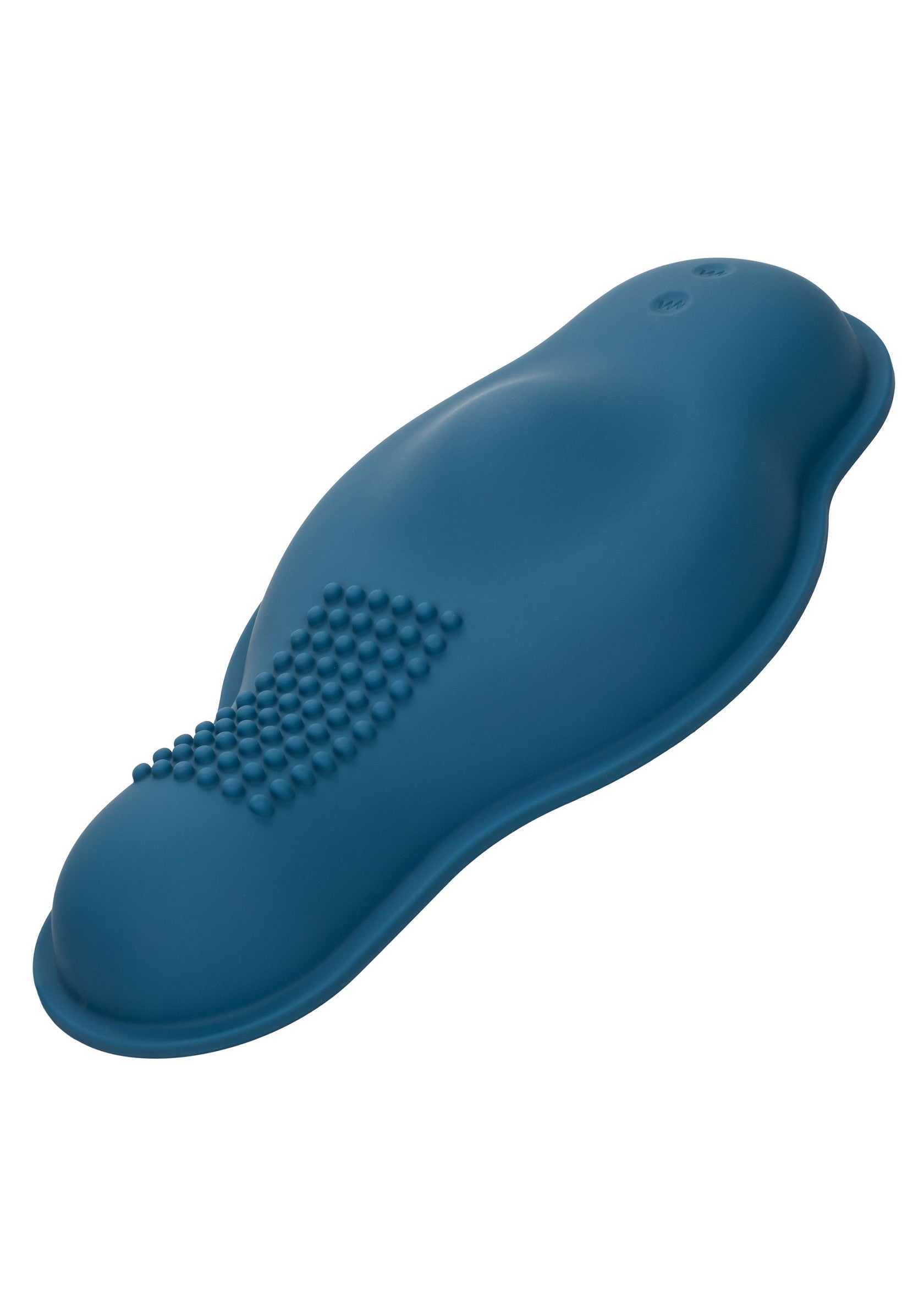 Masseur personnel bleu pour le plaisir et la détente. Design ergonomique, texture stimulante. Pour un moment de bien-être unique.; Blauwe persoonlijke stimulator voor plezier en ontspanning. Ergonomisch ontwerp, stimulerende textuur. Voor een uniek moment van welzijn.; Blue personal massager for pleasure and relaxation. Ergonomic design, stimulating texture. For a unique moment of well-being.