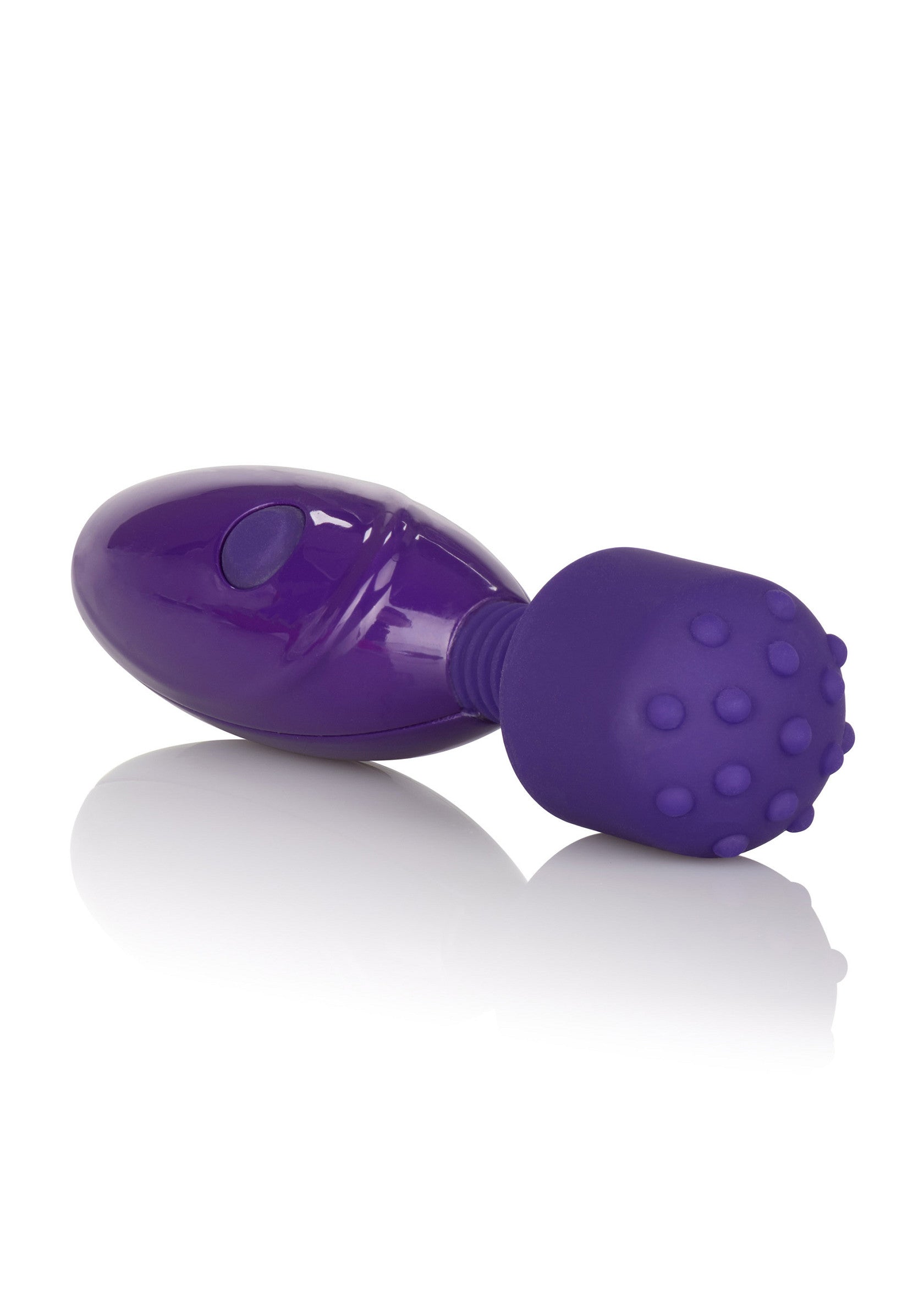 Masseur vibrant violet avec texture à picots. Relaxation et plaisir garantis.; Paarse vibrerende massager met textuur met noppen. Gegarandeerde ontspanning en plezier.; Purple vibrating massager with textured nubs. Guaranteed relaxation and pleasure.