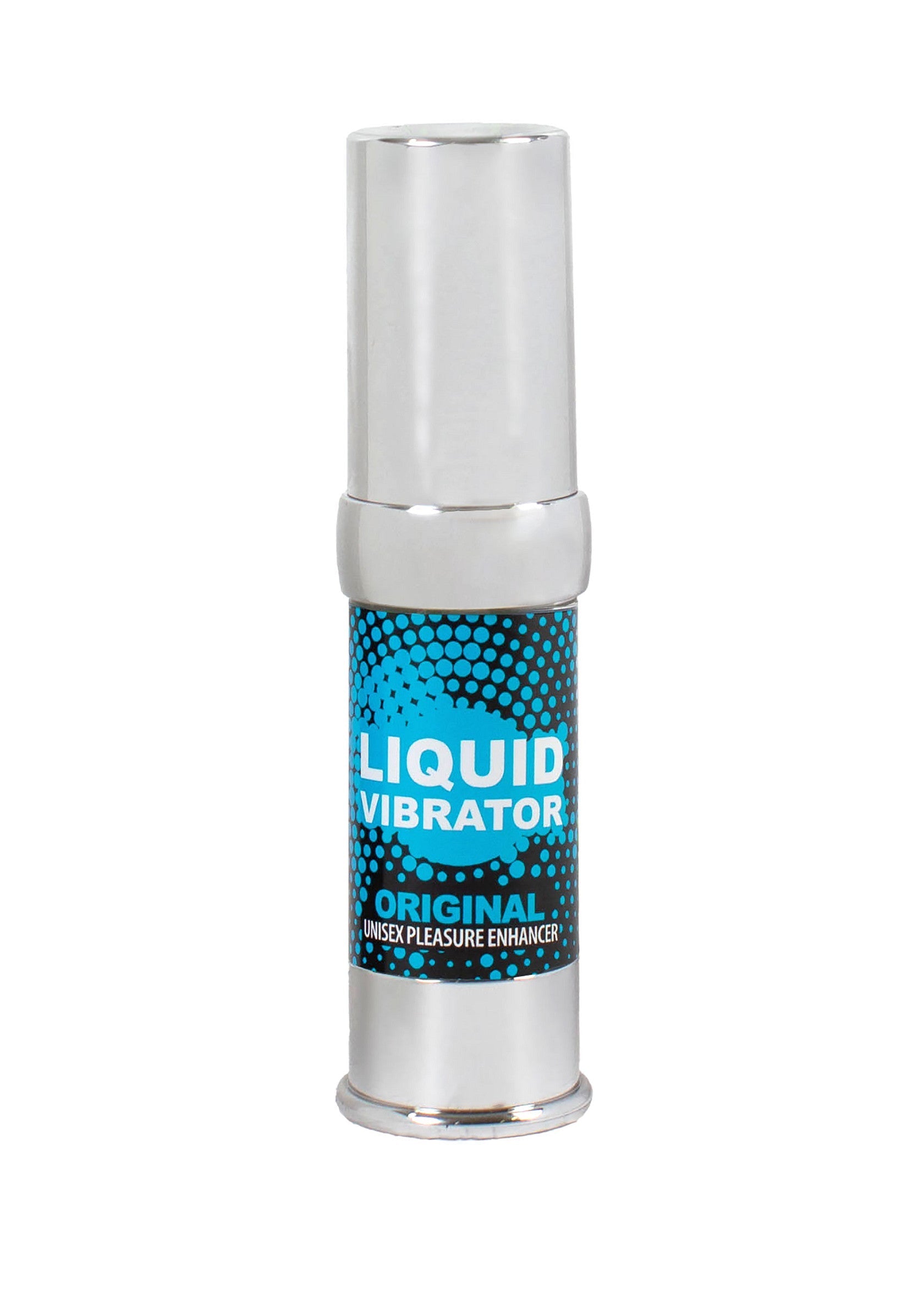 Vibrateur liquide Original, stimulant unisexe pour plus de plaisir.; Originele vloeibare vibrator, unisex genotsversterker.; Original Liquid Vibrator, unisex pleasure enhancer.