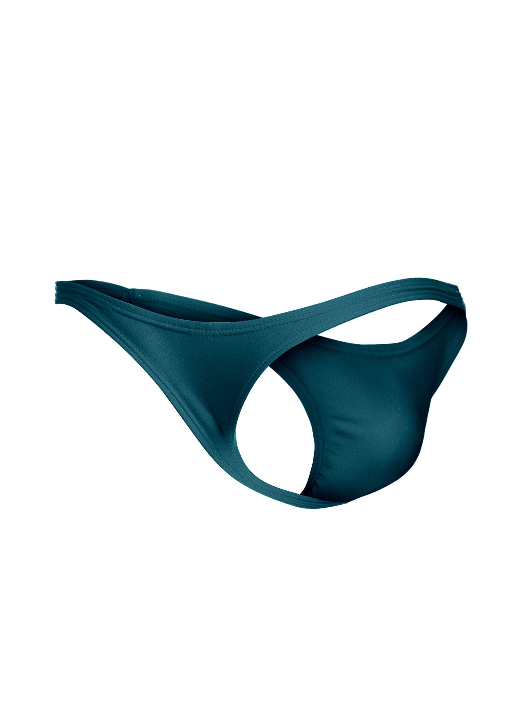 String en V bleu pétrole sexy pour homme, confortable et tendance.; Sexy petrolblauwe string voor heren, comfortabel en trendy.; Sexy petrol blue men's V-string, comfortable and trendy.
