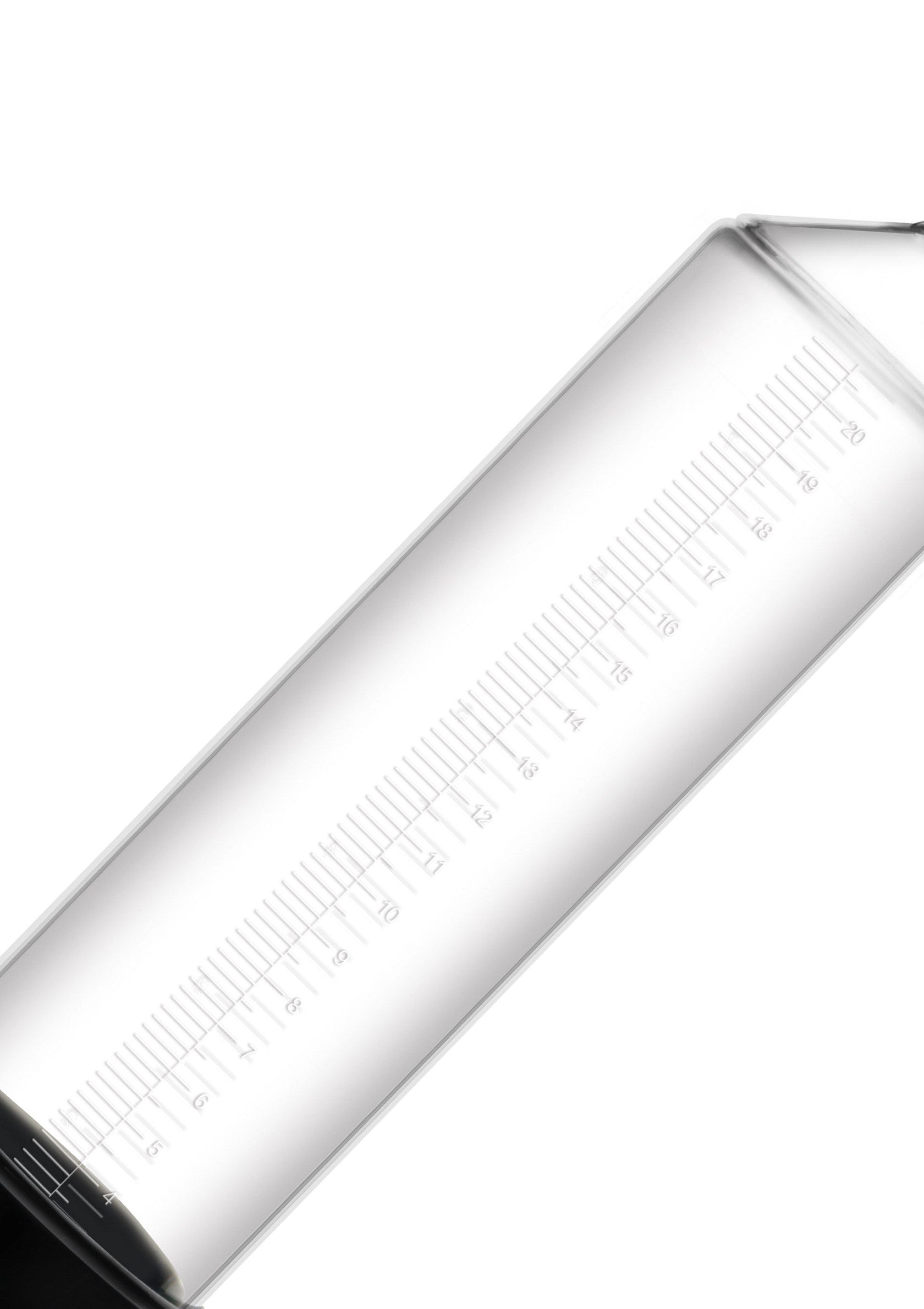 Tube de pompe transparent gradué pour mesurer la progression. Accessoire pour pompe.; Transparante pompkoker met maatverdeling om de voortgang te meten. Pompaccessoire.; Clear pump cylinder with measurements to track progress. Pump accessory.