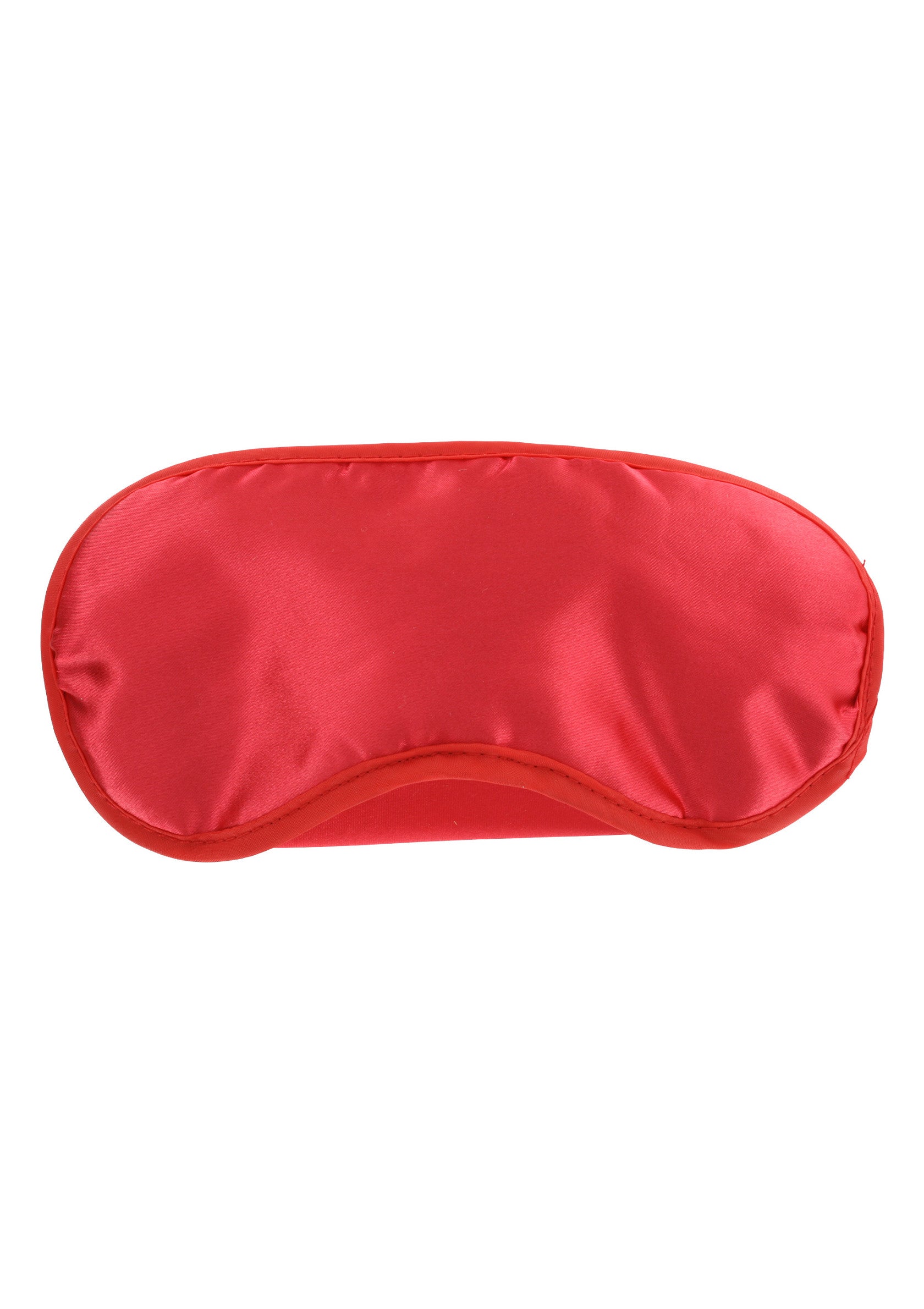 Masque de sommeil rouge en satin pour un sommeil réparateur.; Rood satijnen slaapmasker voor een goede nachtrust.; Red satin sleep mask for a restful night's sleep.