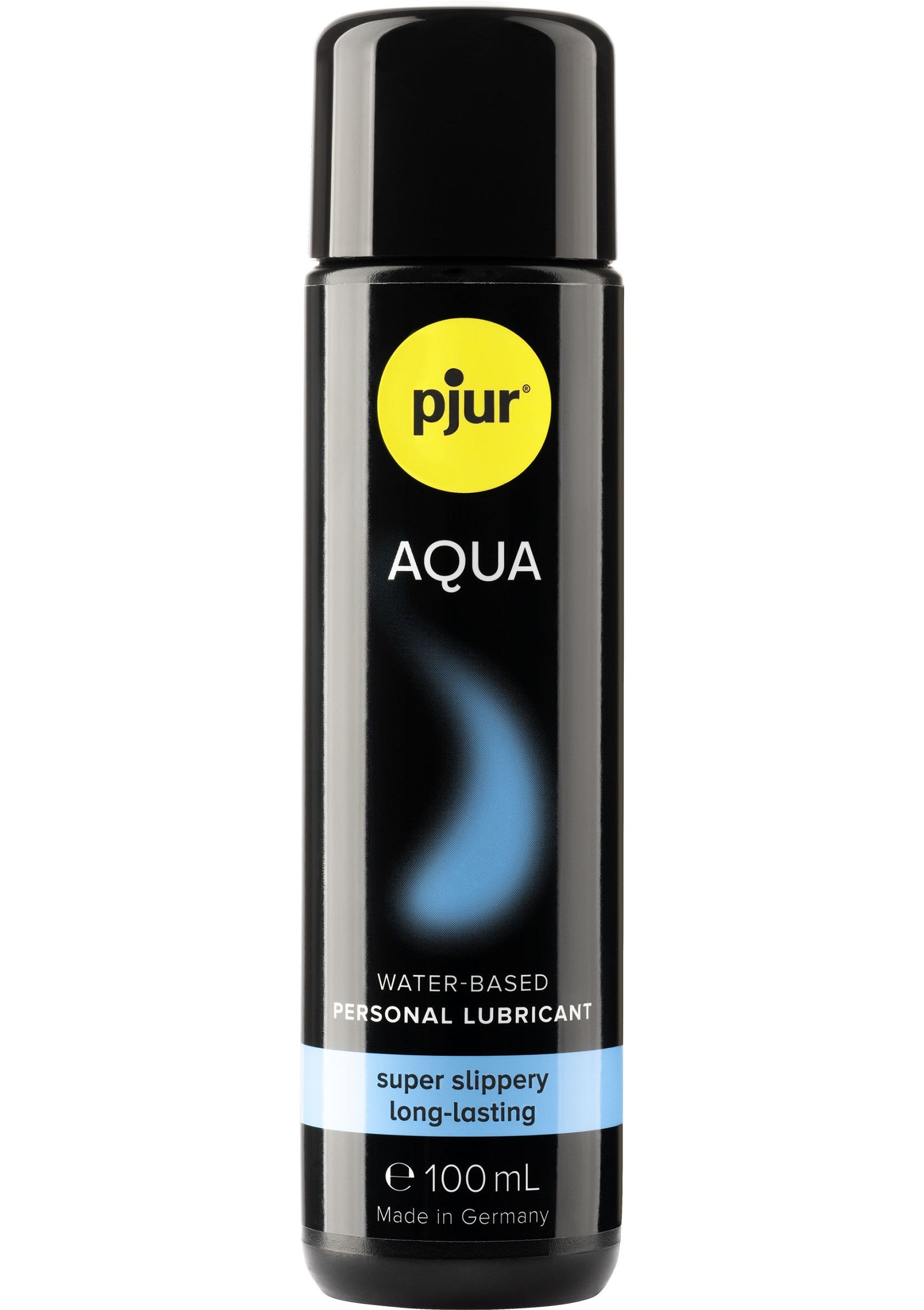 pjur AQUA lubrifiant personnel à base d'eau, super glissant et longue durée, 100ml; pjur AQUA glijmiddel op waterbasis, super glad en langdurig, 100ml; pjur AQUA water-based personal lubricant, super slippery long-lasting, 100ml