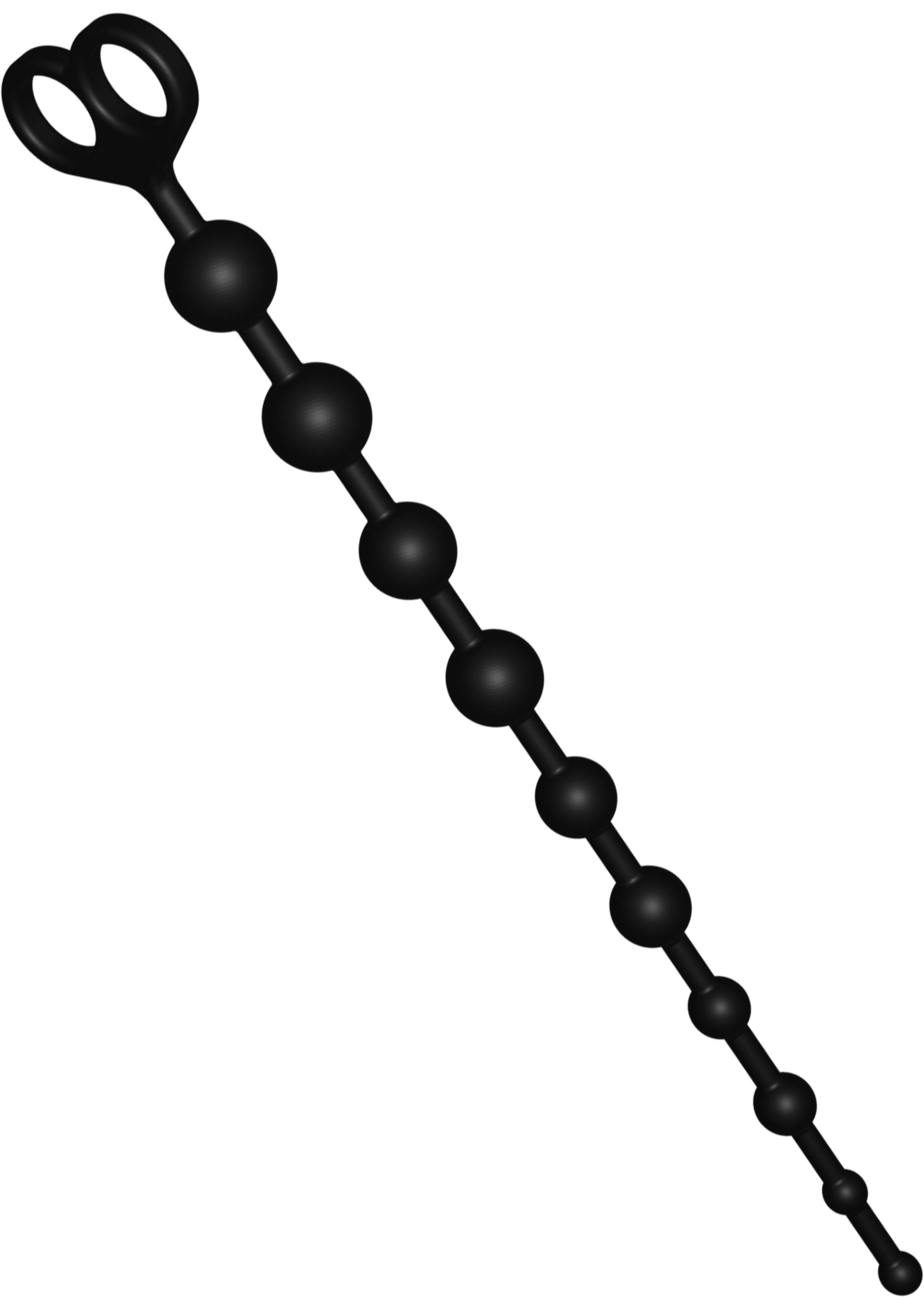 Cordon de billes noir pour le plaisir intime et l'exploration. Découvrez nos produits de bien-être sexuel.; Zwarte ballenkoord voor intiem plezier en verkenning. Ontdek onze seksuele wellness producten.; Black beaded cord for intimate pleasure and exploration. Discover our sexual wellness products.