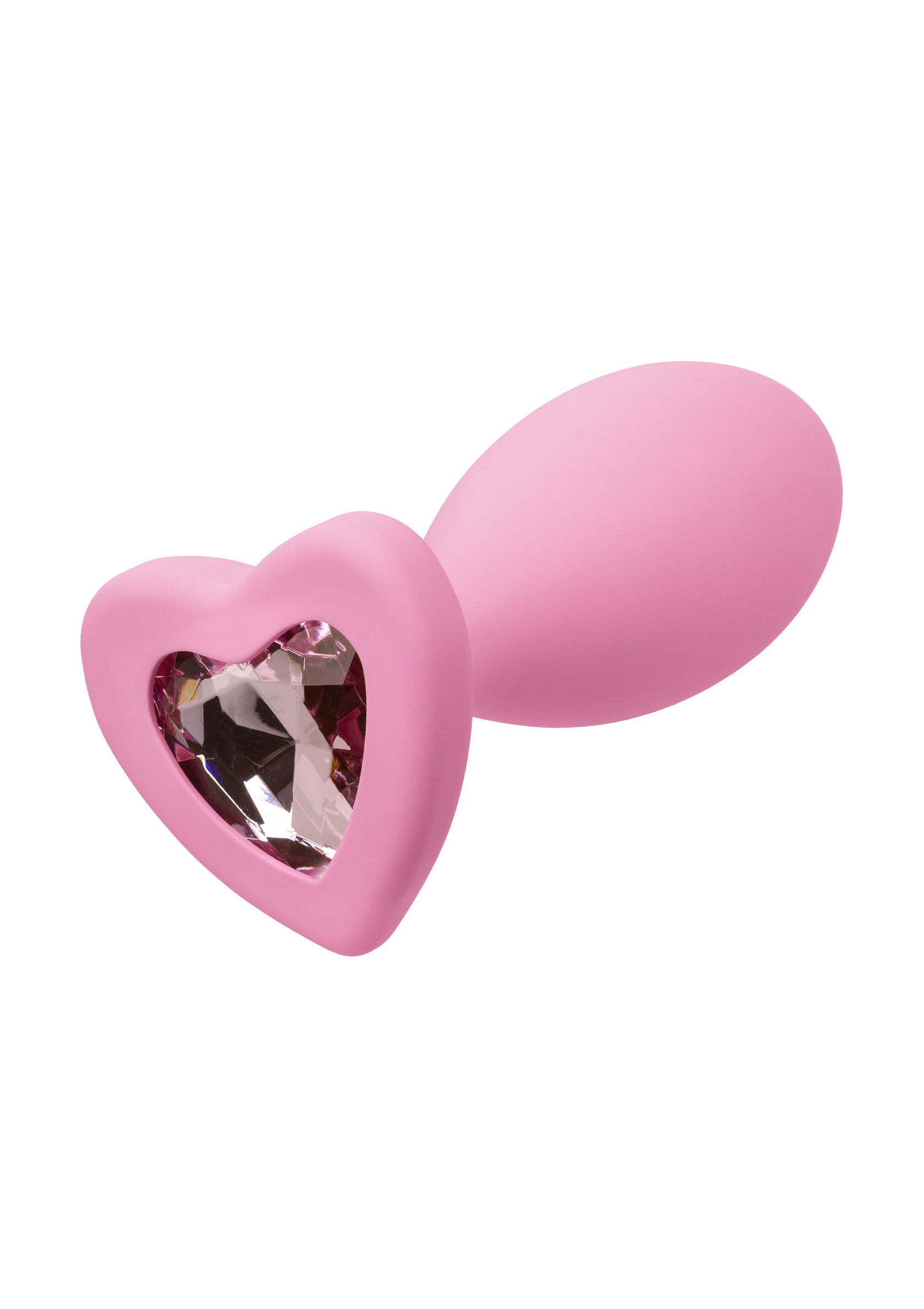 Plug anal rose en forme de cœur avec bijou. Élégance et plaisir garantis. Discrétion assurée.; Roze buttplug in hartvorm met juweel. Elegantie en plezier gegarandeerd. Discrete verzending.; Pink heart-shaped butt plug with jewel. Elegance and pleasure guaranteed. Discreet shipping.