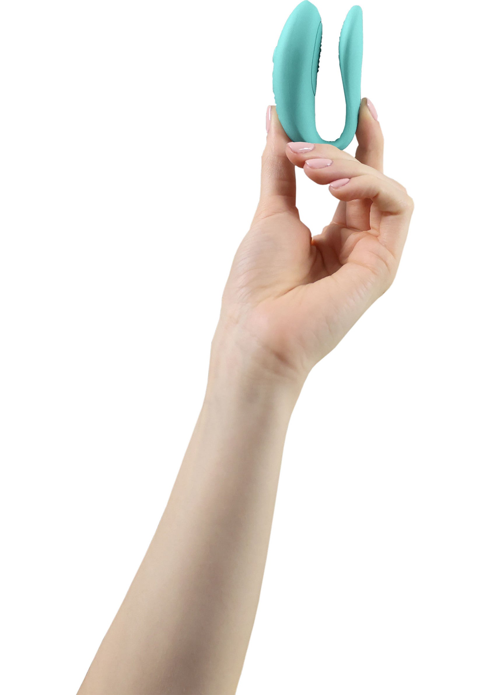 Masseur vibrant turquoise innovant pour des sensations intenses.; Innovatieve turquoise vibrerende massager voor intense sensaties.; Innovative turquoise vibrating massager for intense sensations.