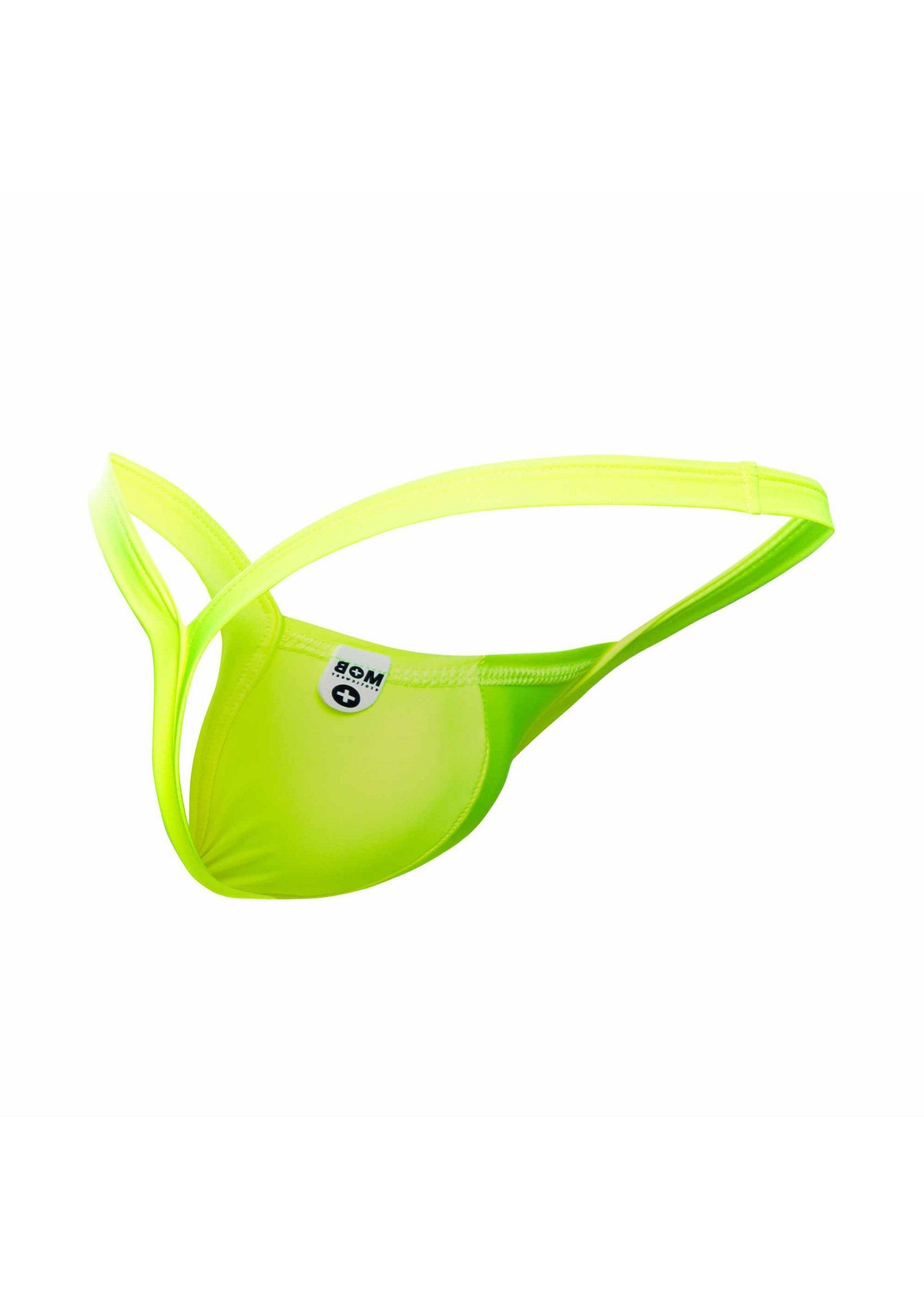 String de couleur vert clair pour homme, idéal pour une silhouette sportive.; Lichtgroene string voor heren, perfect voor een sportief silhouet.; Lime green thong for men, perfect for a sporty silhouette.