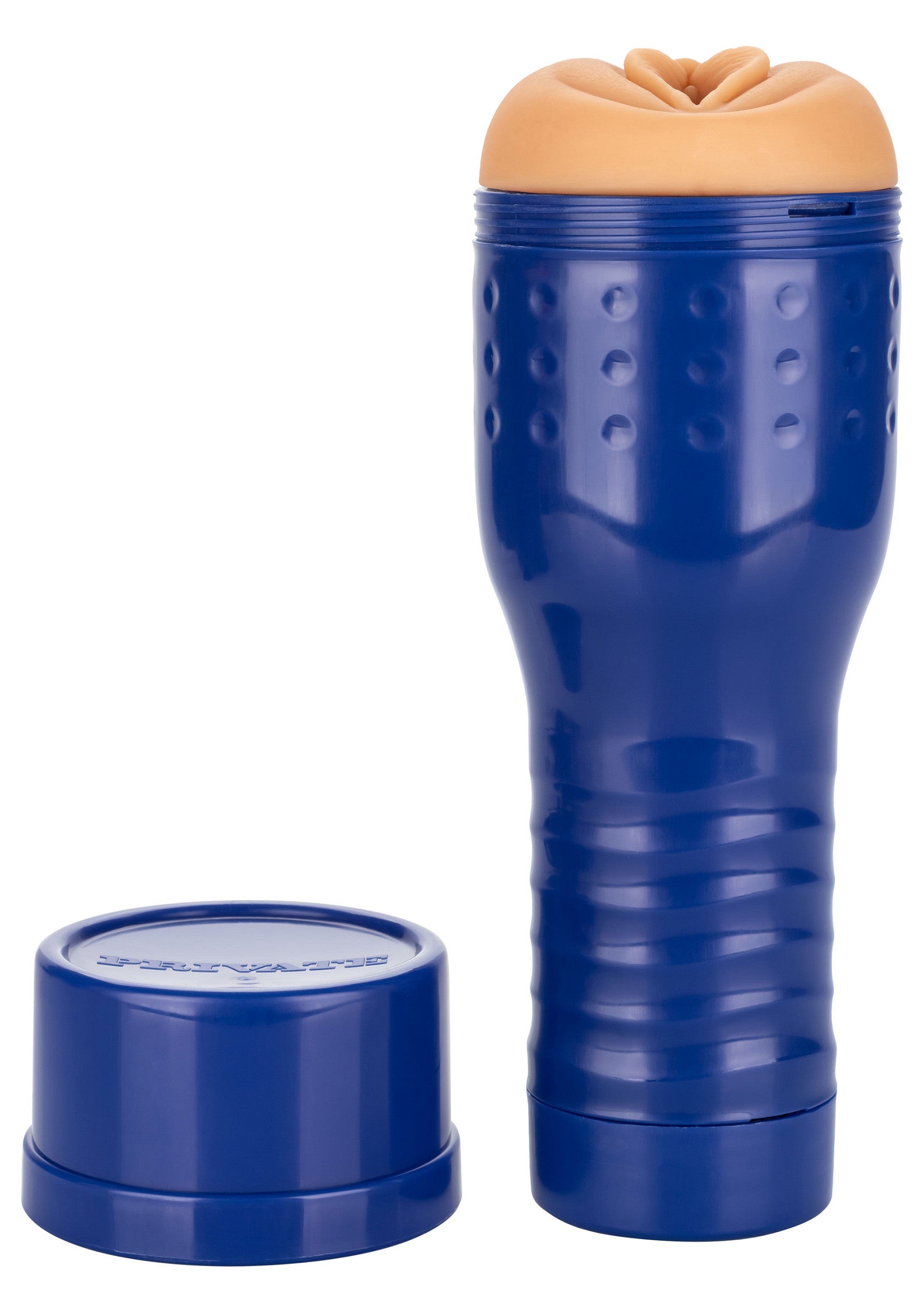 Manchon masculin réaliste bleu. Masturbateur pour hommes, plaisir intime.; Realistische mannelijke sleeve blauw. Masturbator voor mannen, intiem genot.; Realistic male sleeve blue. Masturbator for men, intimate pleasure.