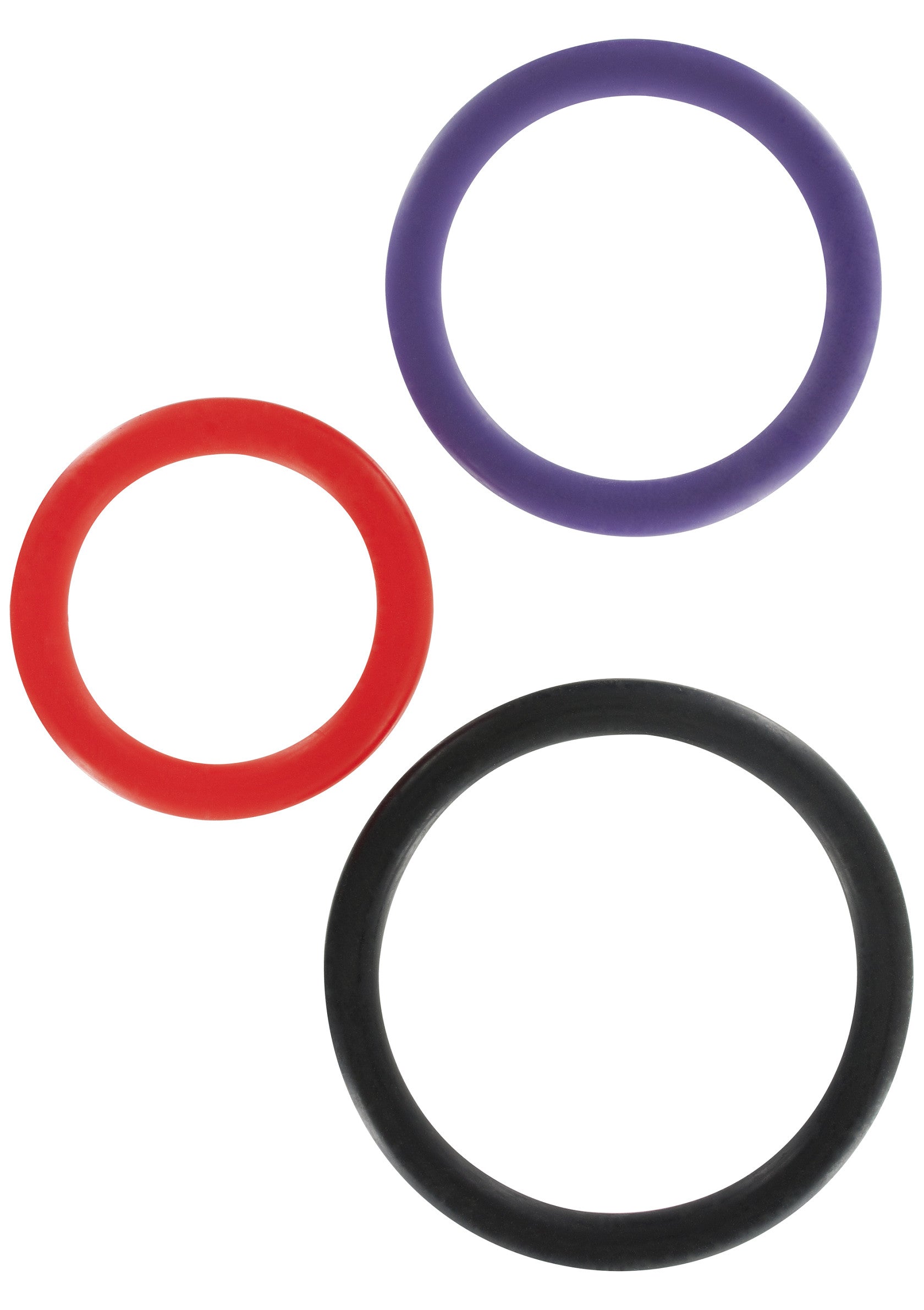 ToyJoy Triple Rings Multicolor 3 pcs