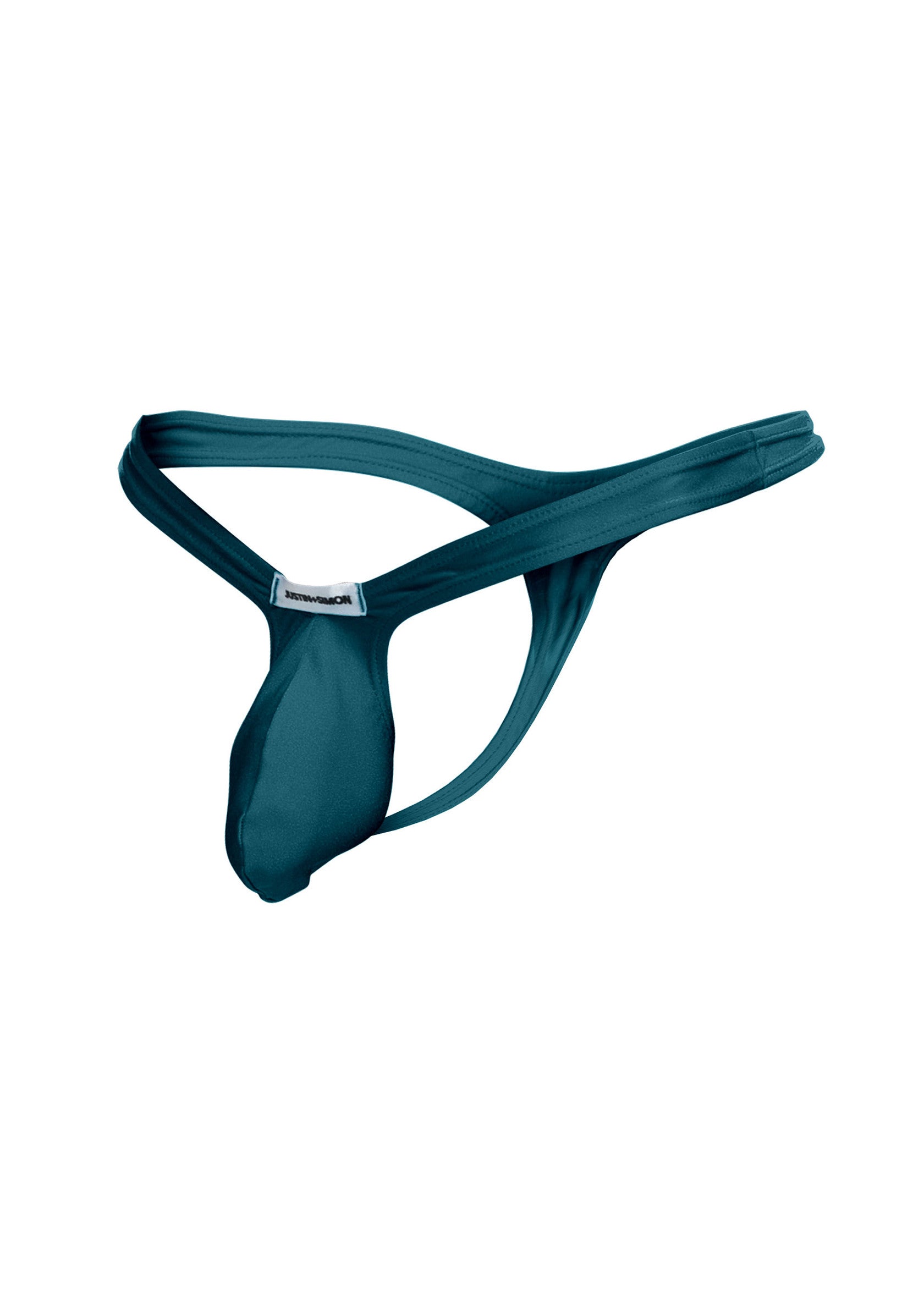 String sexy pour homme de couleur bleu-vert. Confortable et élégant. Parfait pour toutes les occasions. Sous-vêtement masculin.; Sexy herenstring in blauwgroene kleur. Comfortabel en stijlvol. Perfect voor elke gelegenheid. Herenondergoed.; Sexy teal men's thong. Comfortable and stylish. Perfect for any occasion. Men's underwear. 