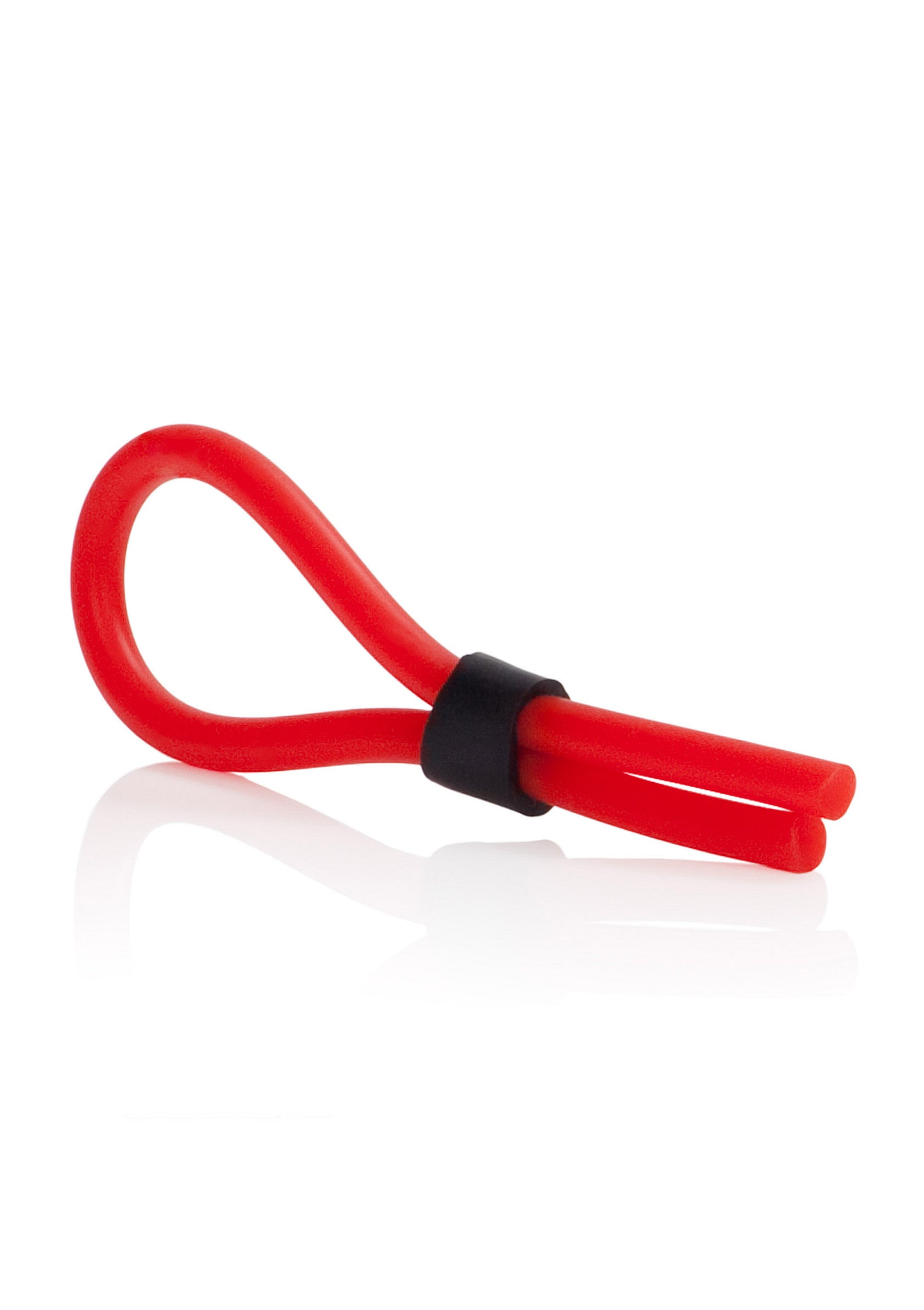 Anneau pénien rouge pour plus de plaisir et d'excitation. Jouet érotique pour hommes.; Rode penisring voor meer plezier en opwinding. Erotisch speeltje voor mannen.; Red penis ring for enhanced pleasure and excitement. Erotic toy for men.