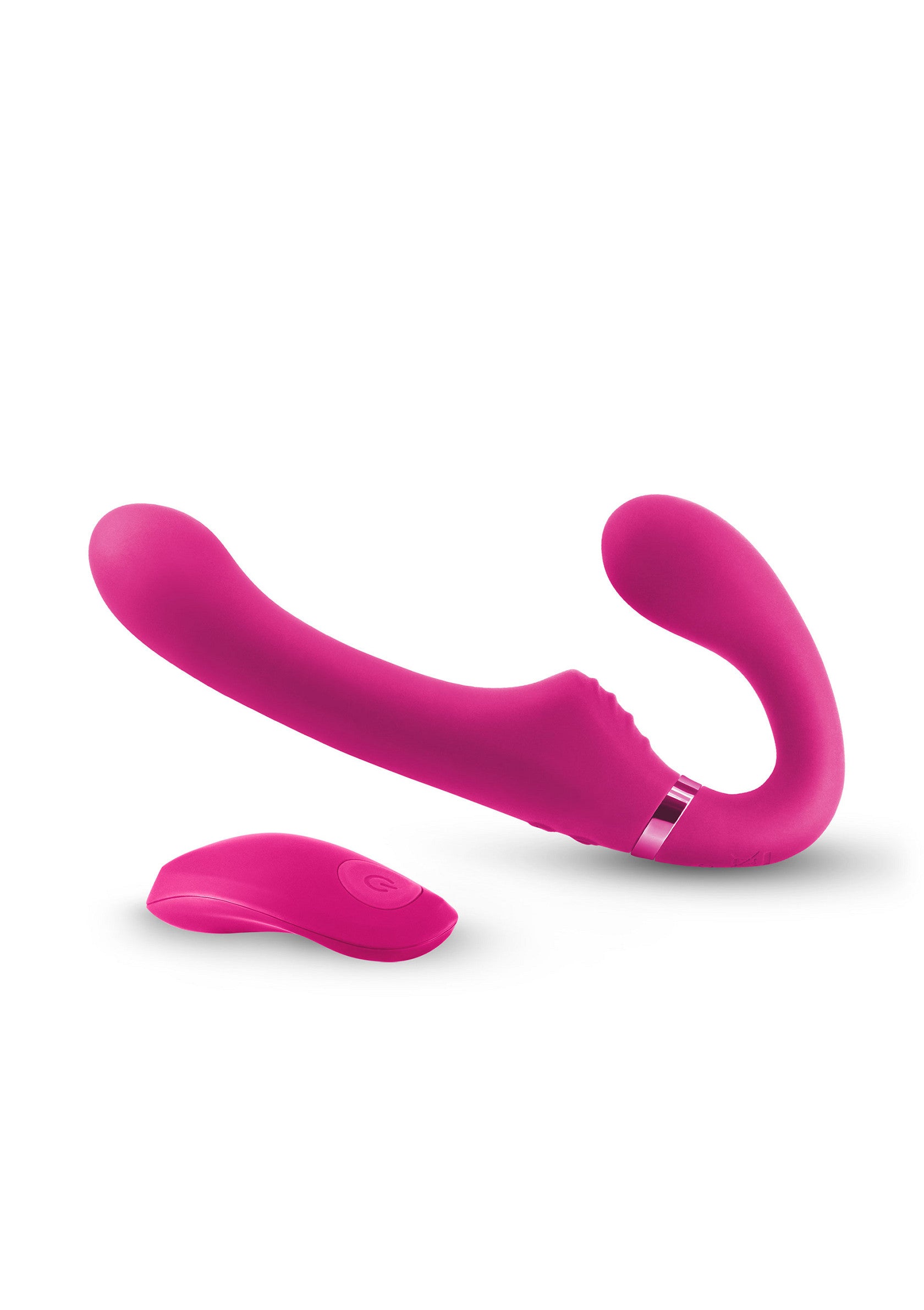 Vibromasseur vibrant rose avec télécommande pour un plaisir intense et ciblé. Découvrez des sensations uniques et personnalisées.; Roze vibrerende stimulator met afstandsbediening voor intense, gerichte stimulatie. Ontdek unieke en gepersonaliseerde sensaties.; Pink vibrating stimulator with remote control for intense, targeted stimulation. Discover unique & personalized sensations.