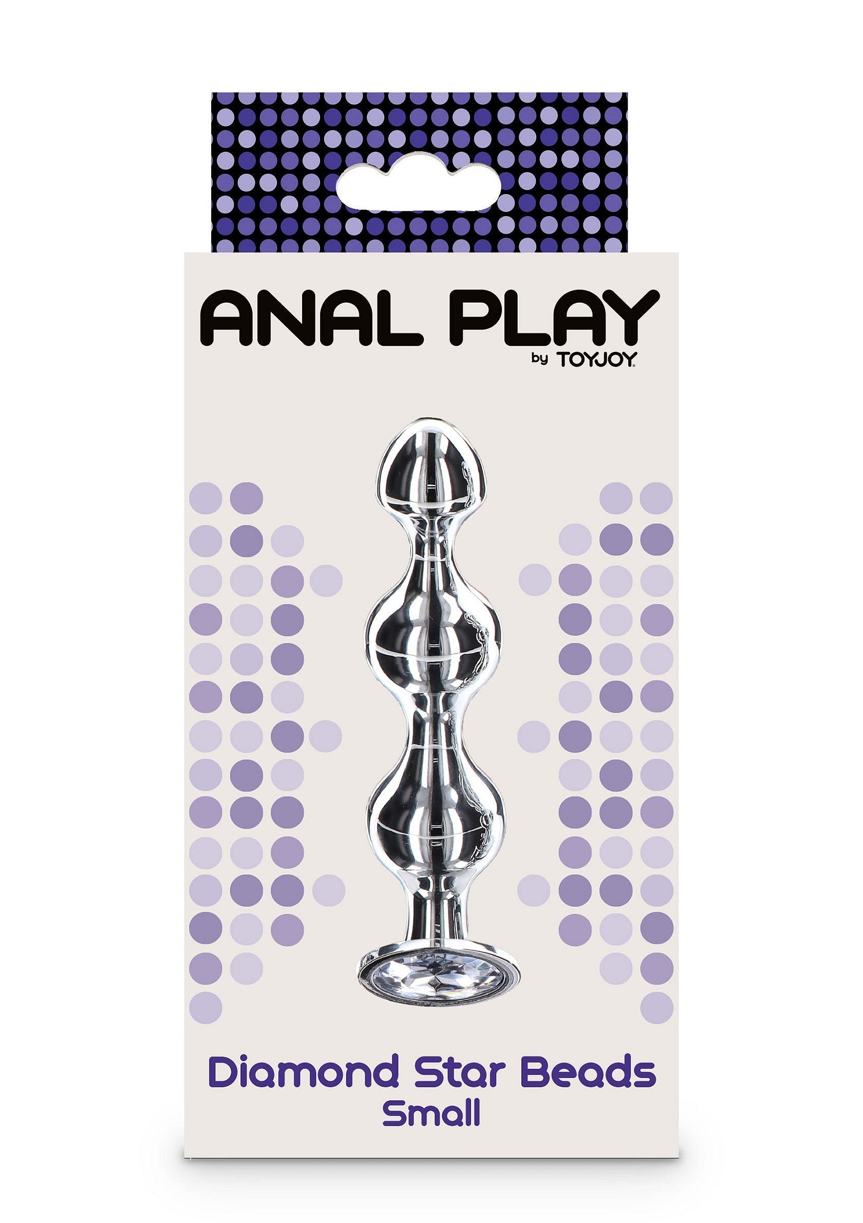 Billes anales Diamond Star petites. Explorez le plaisir avec cet accessoire intime en métal lisse et luxueux.; Diamond Star Beads Small anaal kralen. Ontdek genot met dit intieme accessoire van glad, luxe metaal.; Diamond Star Beads Small. Explore pleasure with this intimate accessory made of smooth, luxurious metal.