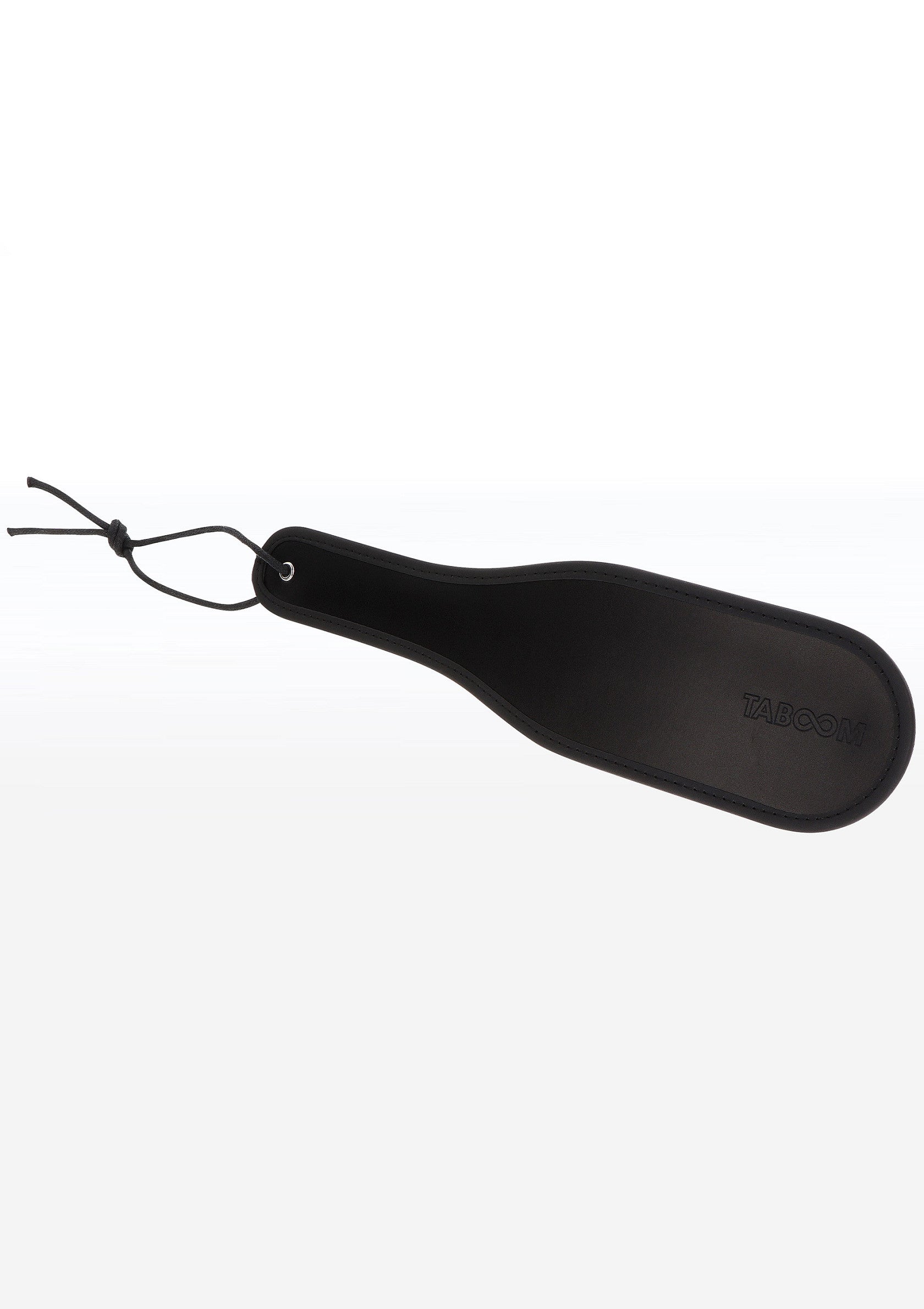 Palette de fessée noire, pour un plaisir intense et des sensations fortes. Découvrez notre collection d'accessoires BDSM.; Zwarte paddle voor sensuele spanking. Ontdek onze collectie BDSM-accessoires voor intense ervaringen en opwindend spel.; Black spanking paddle for sensual pleasure. Discover our BDSM accessories collection for intense experiences and exciting play.