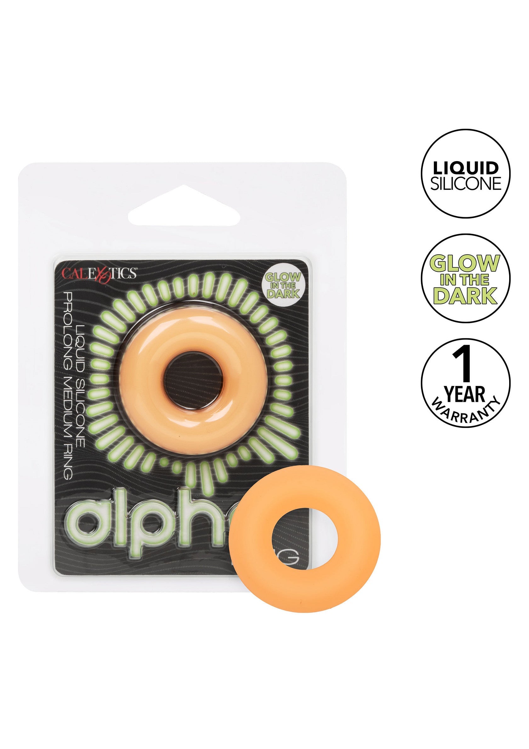 CalExotics Silicone Prolong Medium Ring