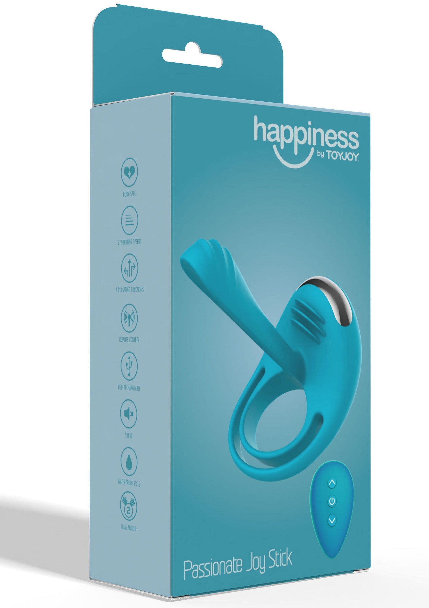 Happiness Passionate Joy Stick de ToyJoy. Accessoire intime bleu pour le plaisir et la sensualité.; Happiness Passionate Joy Stick van ToyJoy. Blauw intiem accessoire voor plezier en sensualiteit.; Happiness Passionate Joy Stick by ToyJoy. Blue intimate accessory for pleasure and sensuality.