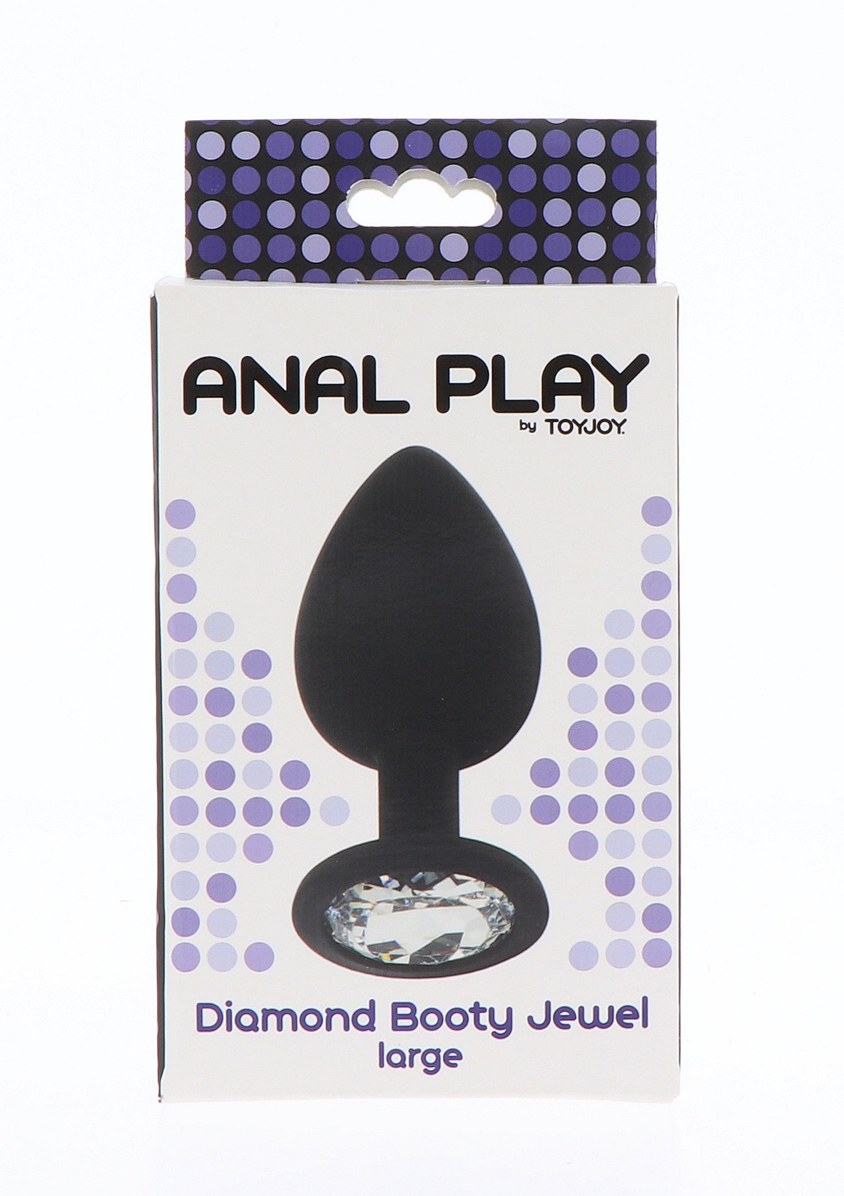 Plug anal noir avec joyau. Grand, luxueux, pour des moments intimes et raffinés. 'Anal Play by Toyjoy'; Zwarte anale plug met juweel. Groot formaat, luxe speeltje voor intieme momenten. 'Anal Play by Toyjoy'; Black anal plug with jewel. Large size, luxury toy for intimate moments. 'Anal Play by Toyjoy'
