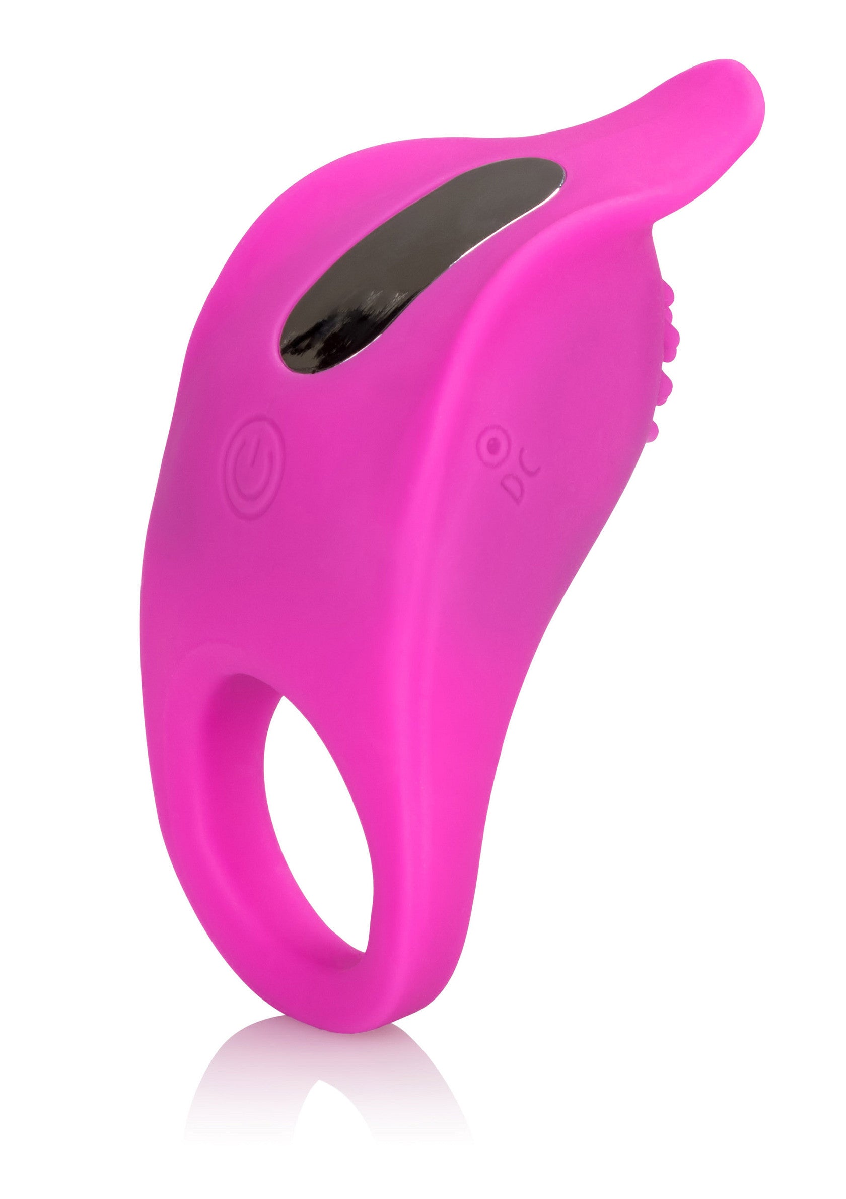 Anneau vibrant rose pour plus de plaisir. Améliorez vos moments intimes avec cet accessoire excitant.; Roze vibrerende ring voor extra genot. Verbeter je intieme momenten met dit opwindende accessoire.; Pink vibrating cock ring for enhanced pleasure. Elevate your intimate moments with this exciting accessory.