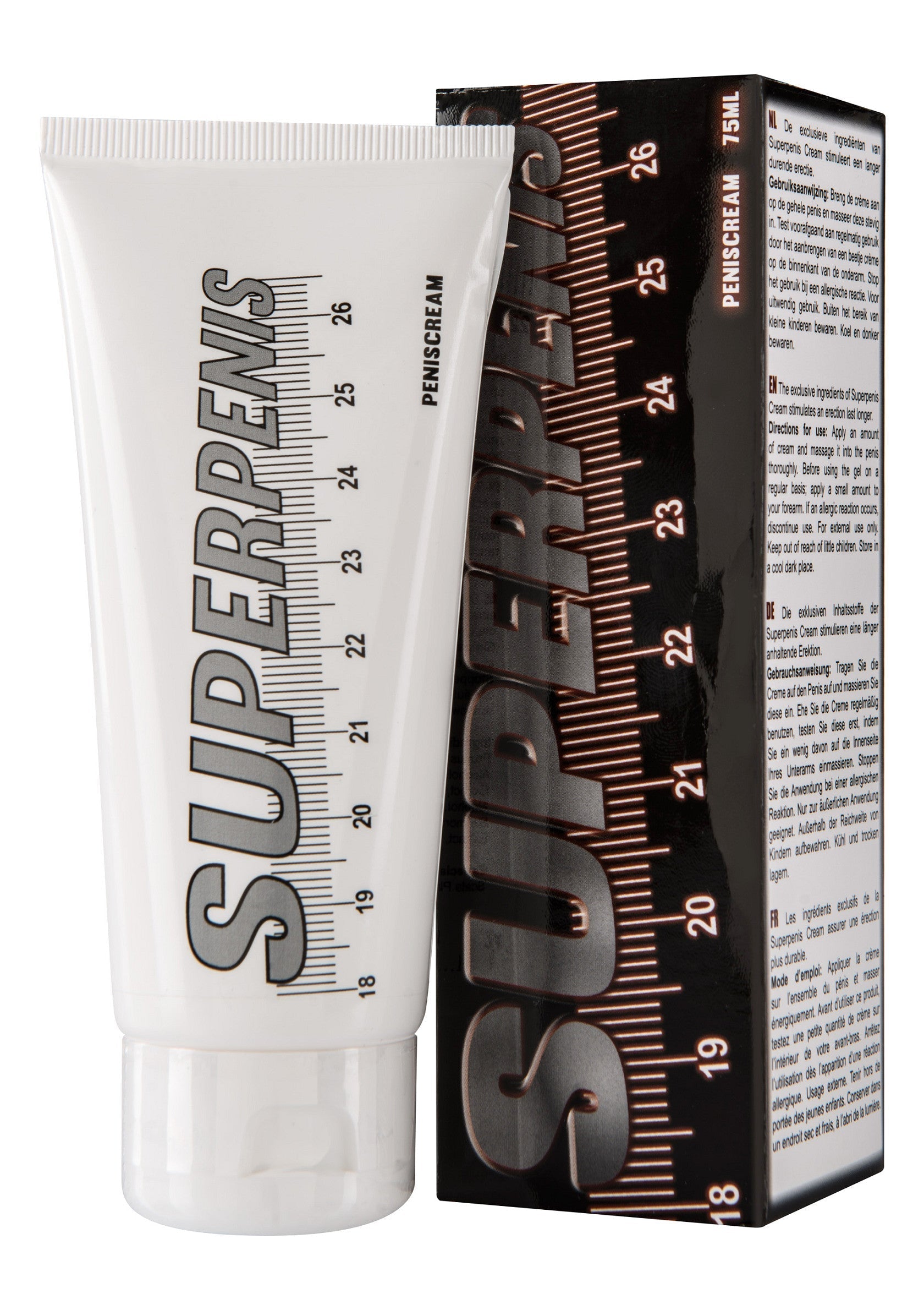 Crème SuperPenis pour homme. Améliorez votre performance et votre taille avec cette crème. 75ml.; SuperPenis crème voor mannen. Verbeter uw prestaties en grootte met deze crème. 75ml.; SuperPenis cream for men. Improve your performance and size with this cream. 75ml.