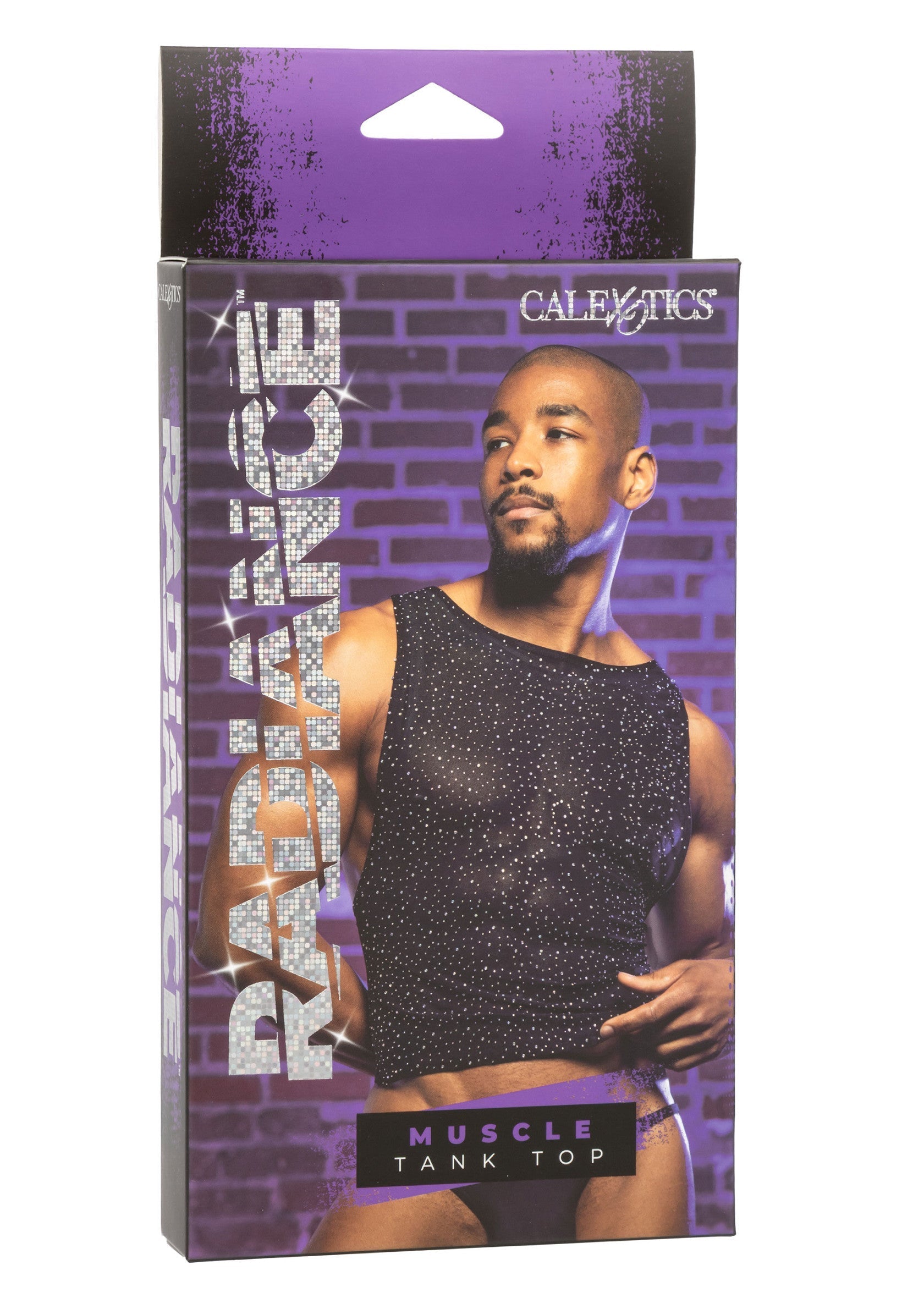 Débardeur moulant pour homme de la marque CalExotics. Sexy et confortable.; Mouwloze herentop van CalExotics. Sexy en comfortabel.; CalExotics men's muscle tank top. Sexy and comfortable.
