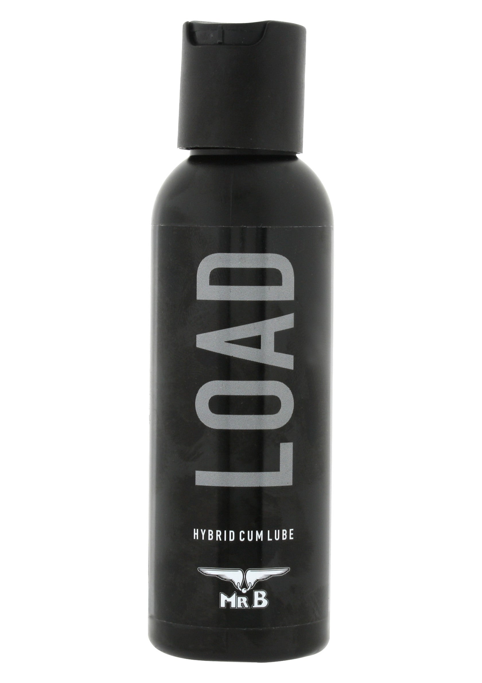 Lubrifiant hybride Mr B Load pour une expérience sensuelle intense. Profitez du plaisir en toute confiance.; Mr B Load hybride glijmiddel voor een intense sensuele ervaring. Geniet met vertrouwen van het genot.; Mr B Load hybrid lube for an intense sensual experience. Enjoy pleasure with confidence.