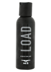 Lubrifiant hybride Mr B Load pour une expérience sensuelle intense. Profitez du plaisir en toute confiance.; Mr B Load hybride glijmiddel voor een intense sensuele ervaring. Geniet met vertrouwen van het genot.; Mr B Load hybrid lube for an intense sensual experience. Enjoy pleasure with confidence.