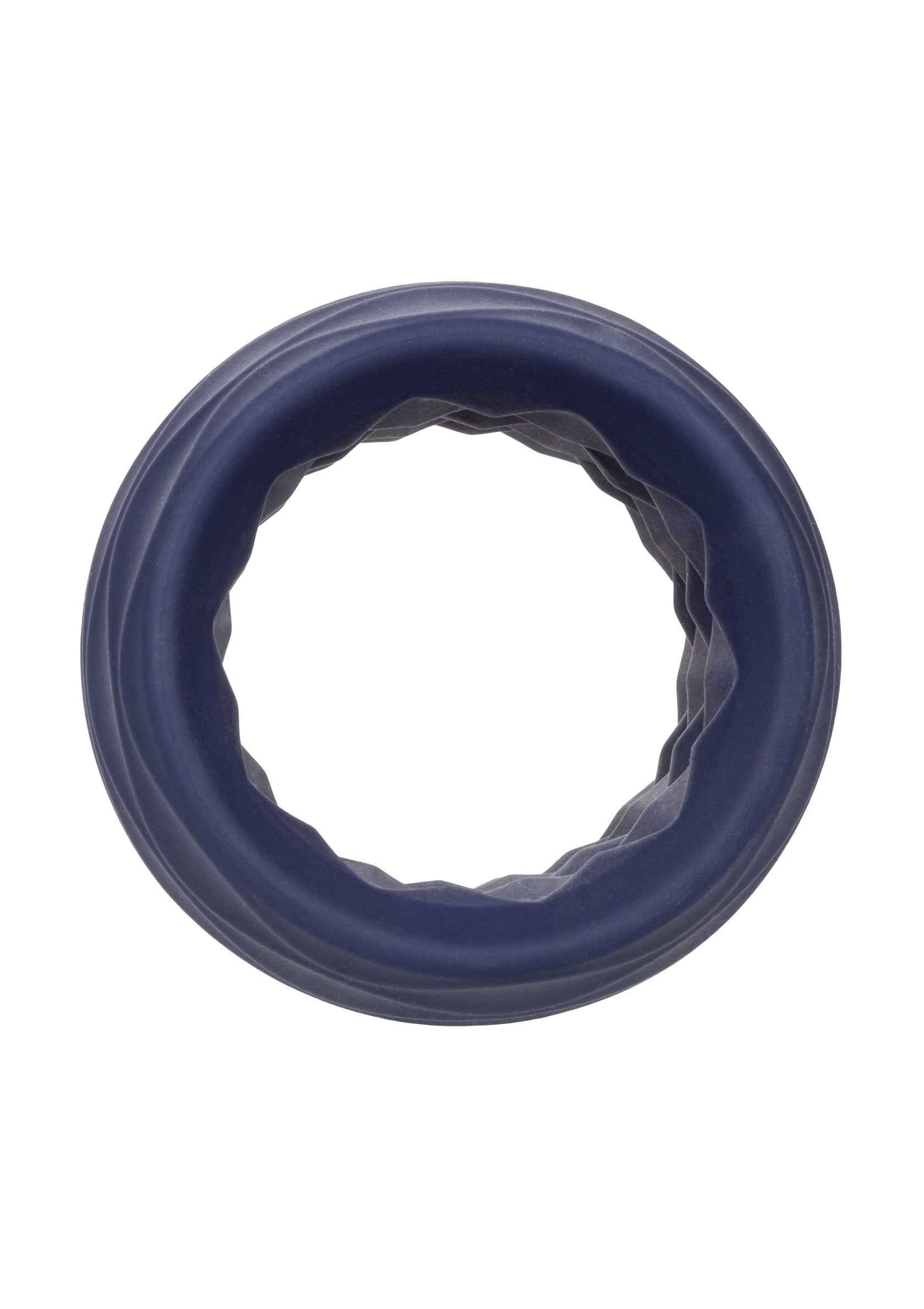 Anneau texturé bleu foncé pour un plaisir intense et durable. Confortable et flexible. Ajoutez du piquant à votre vie amoureuse !; Donkerblauwe getextureerde ring voor intens en langdurig plezier. Comfortabel en flexibel. Voeg pit toe aan je liefdesleven!; Dark blue textured ring for intense and long-lasting pleasure. Comfortable and flexible. Add spice to your love life!