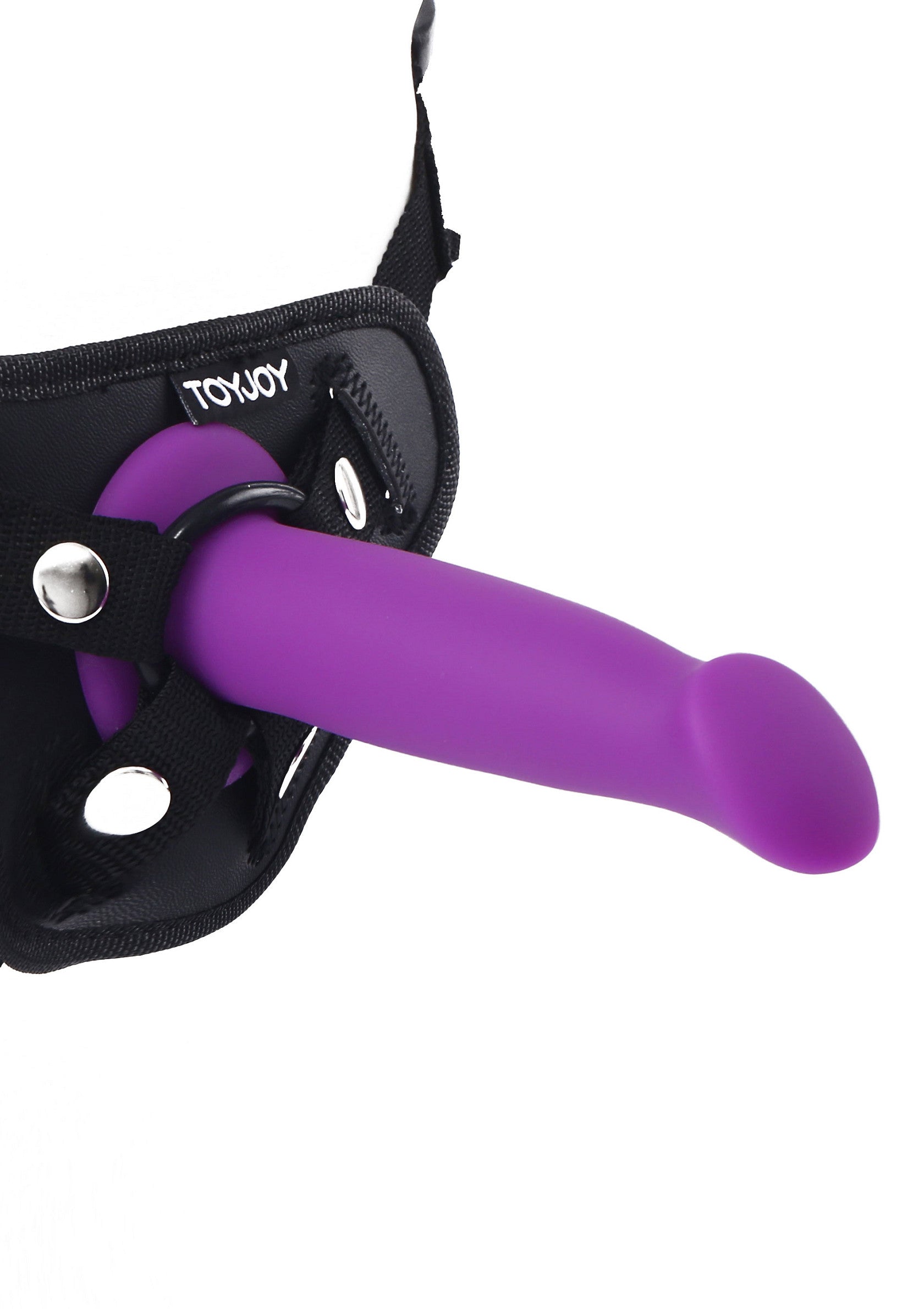 Harnais avec gode violet. Jeu de rôle et plaisir garanti.; Harnas met paarse dildo. Rolspellen en plezier gegarandeerd.; Harness with purple dildo. Role play and pleasure guaranteed.