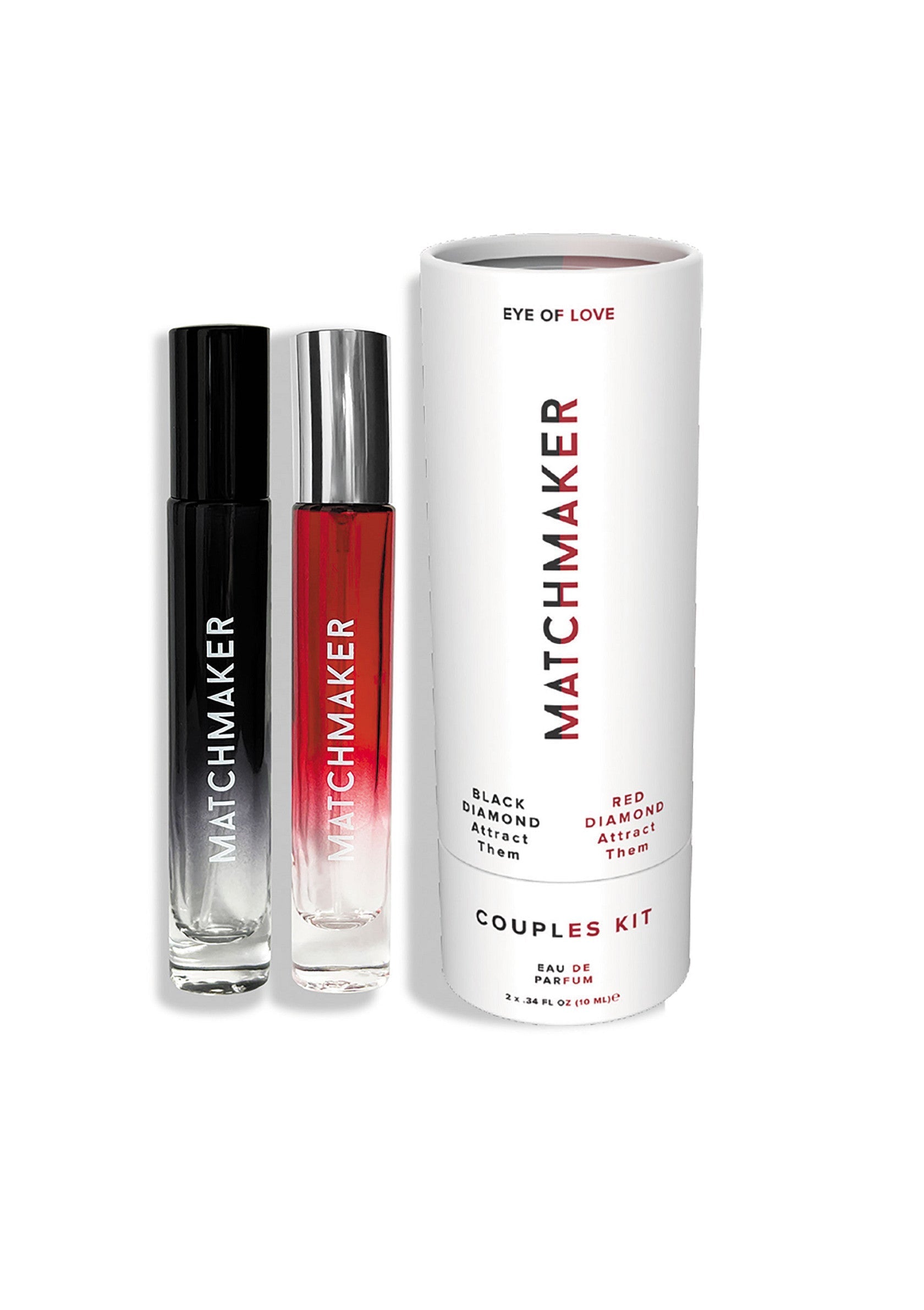 Matchmaker Eye of Love : coffret couple, parfums homme et femme pour attirer l'amour.; Matchmaker Eye of Love: koppelset, heren- en damesgeuren om liefde aan te trekken.; Matchmaker Eye of Love: couples kit, men's and women's fragrances to attract love.