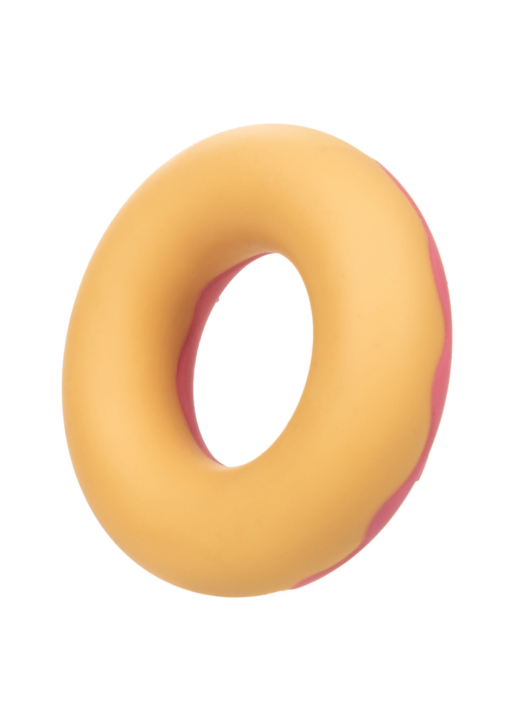 Beignet gonflable jaune et rose. Accessoire fun et coloré pour la piscine ou la plage. Idéal pour se détendre avec style.; Opblaasbare donut, geel en roze. Een leuke en kleurrijke accessoire voor het zwembad of strand. Ideaal om in stijl te ontspannen.; Inflatable donut, yellow and pink. A fun and colorful accessory for the pool or beach. Ideal for relaxing in style.