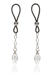 Pinces à téton décorées de chaînes et de cristaux pour une touche glamour et sensuelle.; Tepelklemmen versierd met kettingen en kristallen voor een glamoureuze en sensuele toets.; Nipple clamps adorned with chains and crystals for a glamorous and sensual touch.