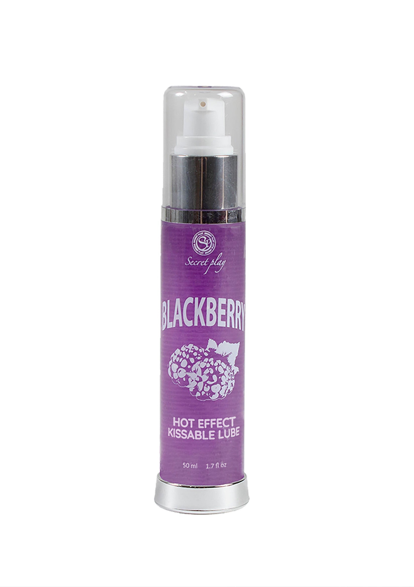 Lubrifiant comestible effet chaud Secret Play Mûre. Expérimentez un plaisir intense avec ce lubrifiant parfumé et sûr.; Secret Play Blackberry Kusbare glijmiddel met warmte-effect. Ervaar intense vreugde met dit geurige, veilige glijmiddel.; Secret Play Blackberry kissable lube with hot effect. Experience intense pleasure with this scented, safe lubricant.