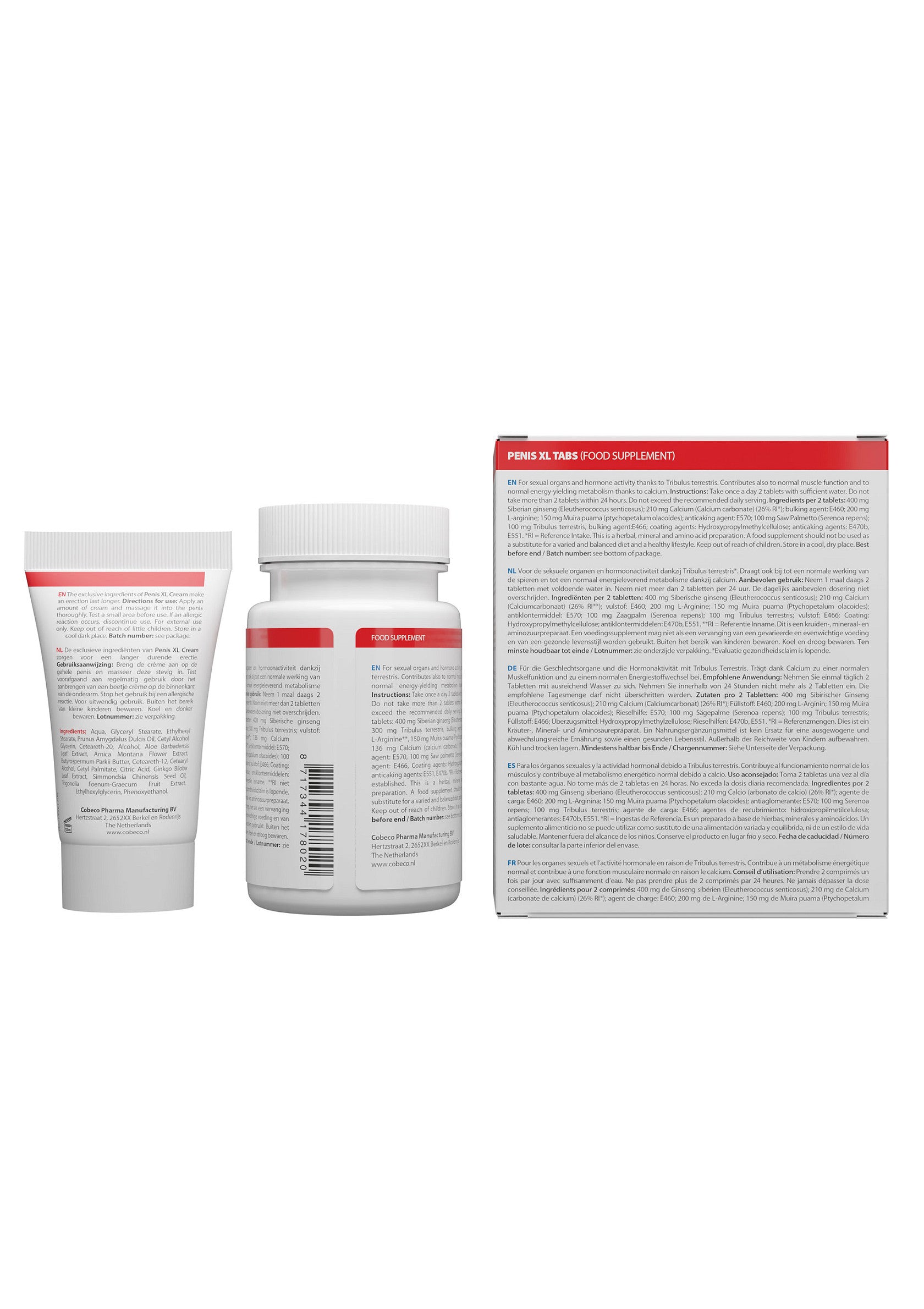 Compléments alimentaires : Pilulier, tube et emballage pour un apport nutritionnel ciblé.; Voedingssupplementen: Pillendoos, tube en verpakking voor gerichte voedingsondersteuning.; Food supplements: Pill bottle, tube, and packaging for targeted nutritional support.