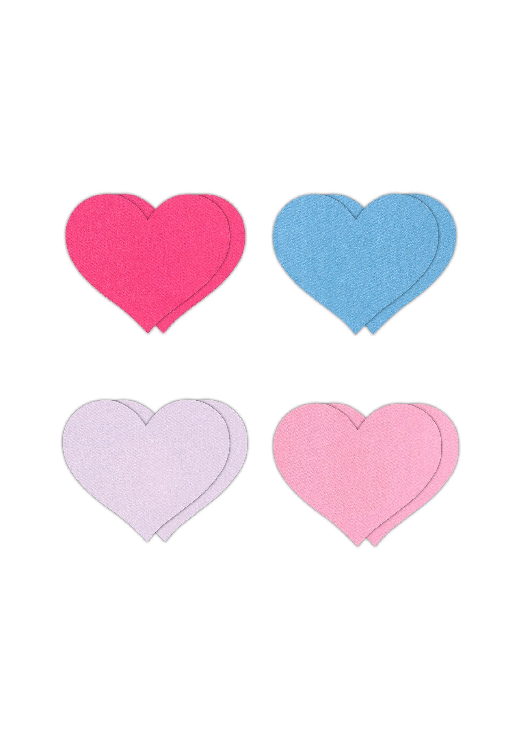 NS Novelties Pasties Heart II Assort 4 Pair