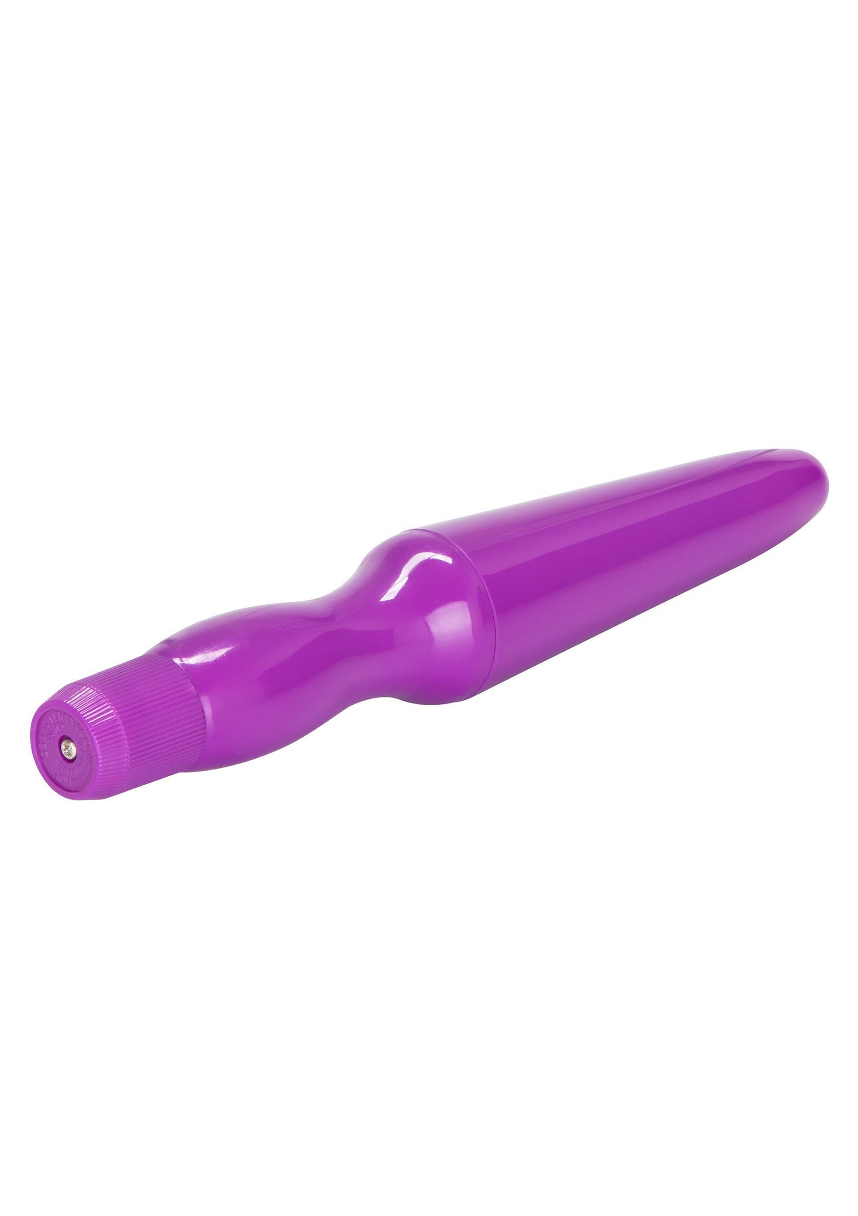 Vibromasseur violet pour le plaisir personnel et la relaxation.; Paarse vibrator voor persoonlijk plezier en ontspanning.; Purple vibrator for personal pleasure and relaxation.