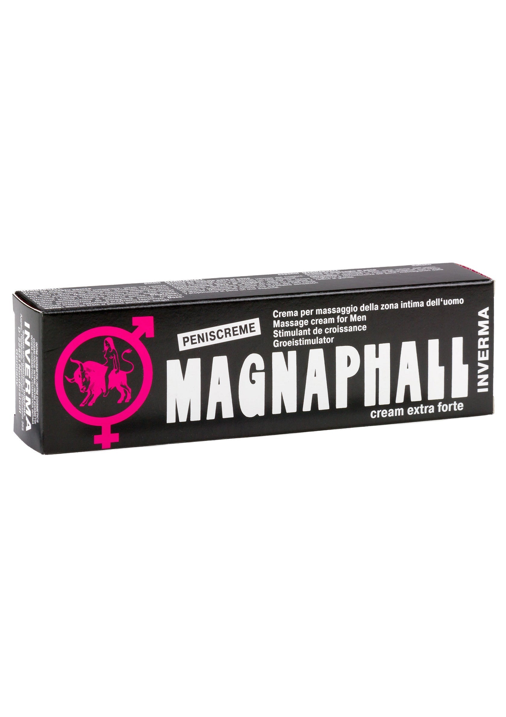 Crème de massage Magnaphall pour homme. Stimulant de croissance et crème extra forte.; Magnaphall massagecrème voor mannen. Groeistimulator, extra forte crème.; Magnaphall massage cream for men. Growth stimulant and extra forte cream.